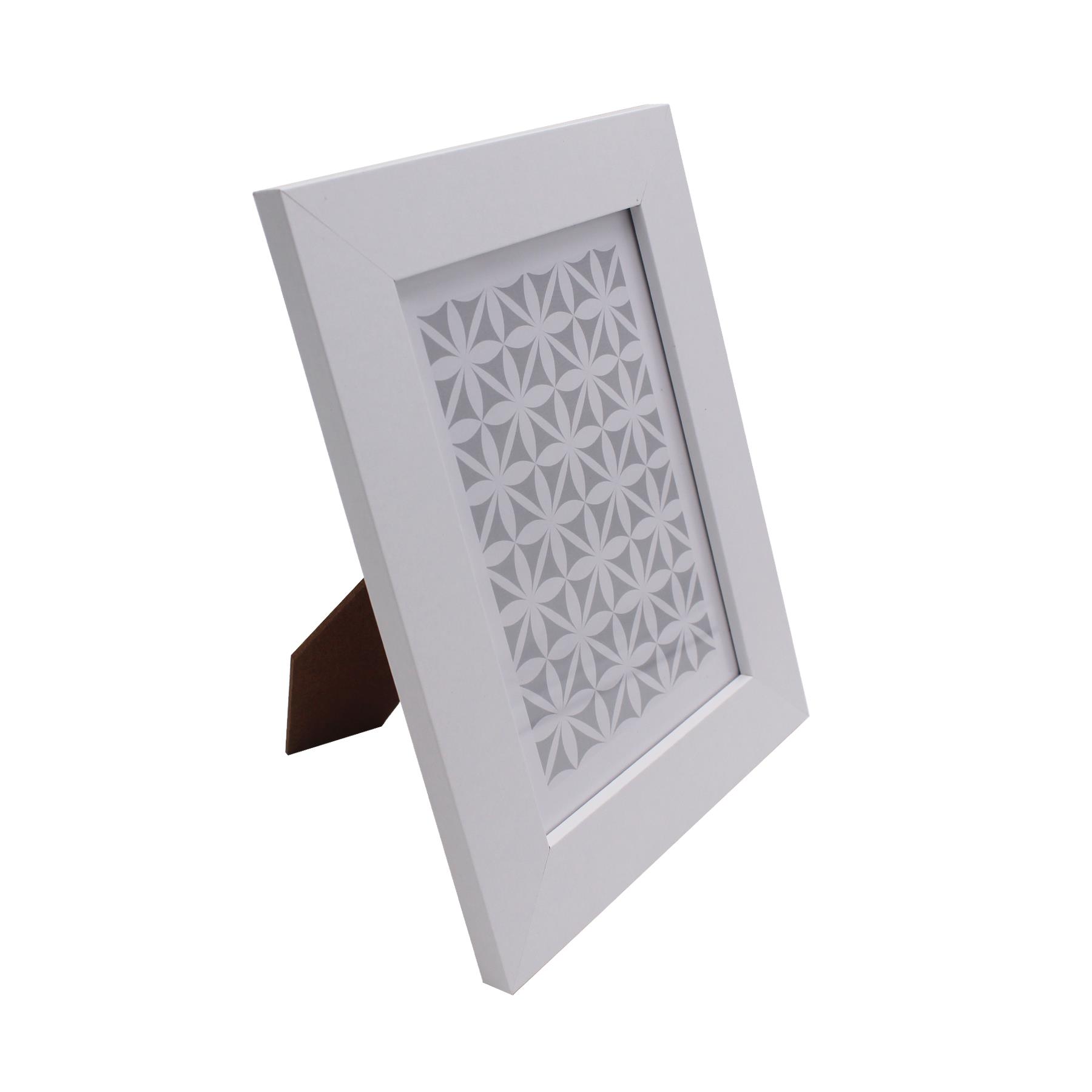 White Photo Frame Portrait Landscape Free Standing or Wall Hanging – Choose Size