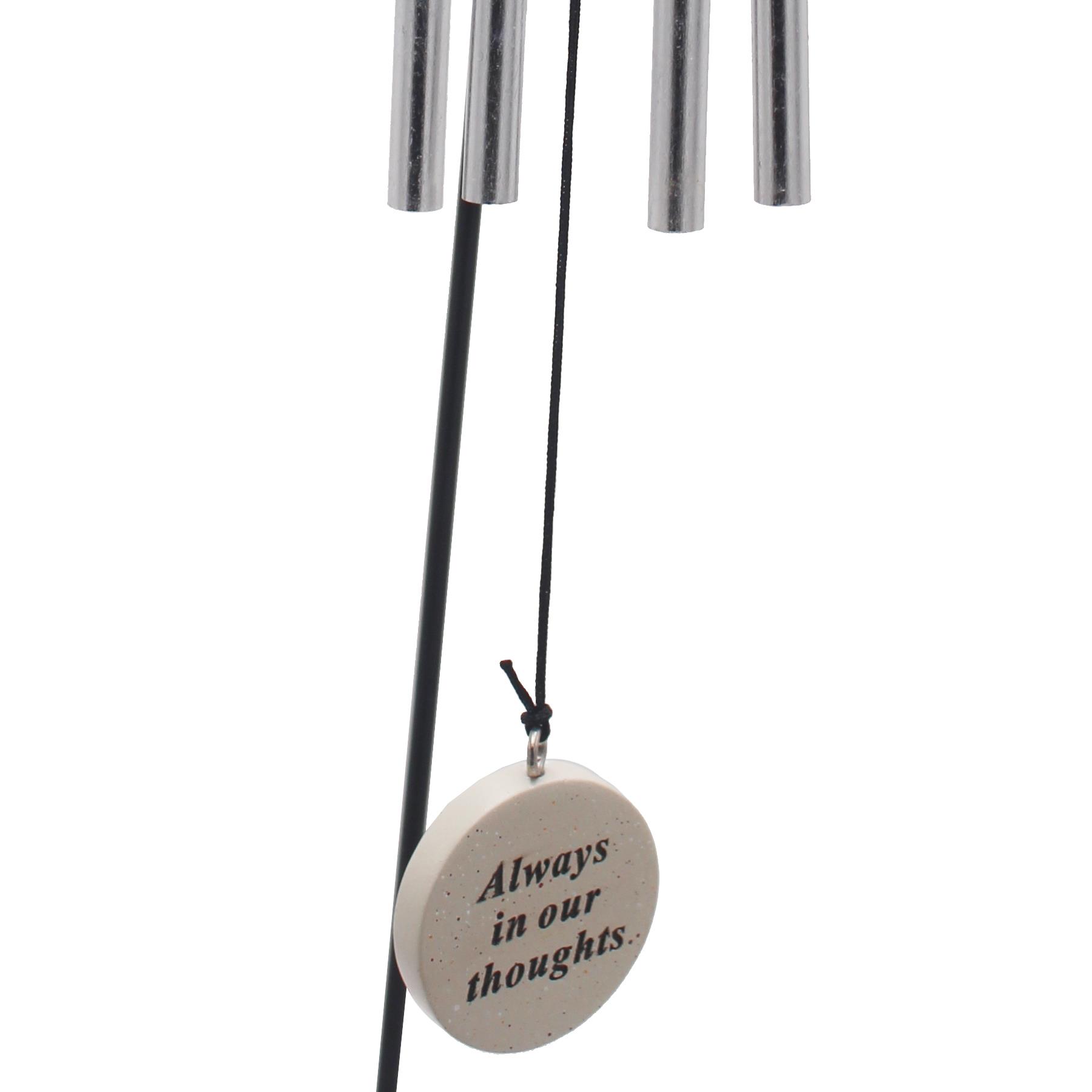 Pet Hanging Wind Chime with Heartfelt Sentiment Message - Choose Design - Picture 9 of 13