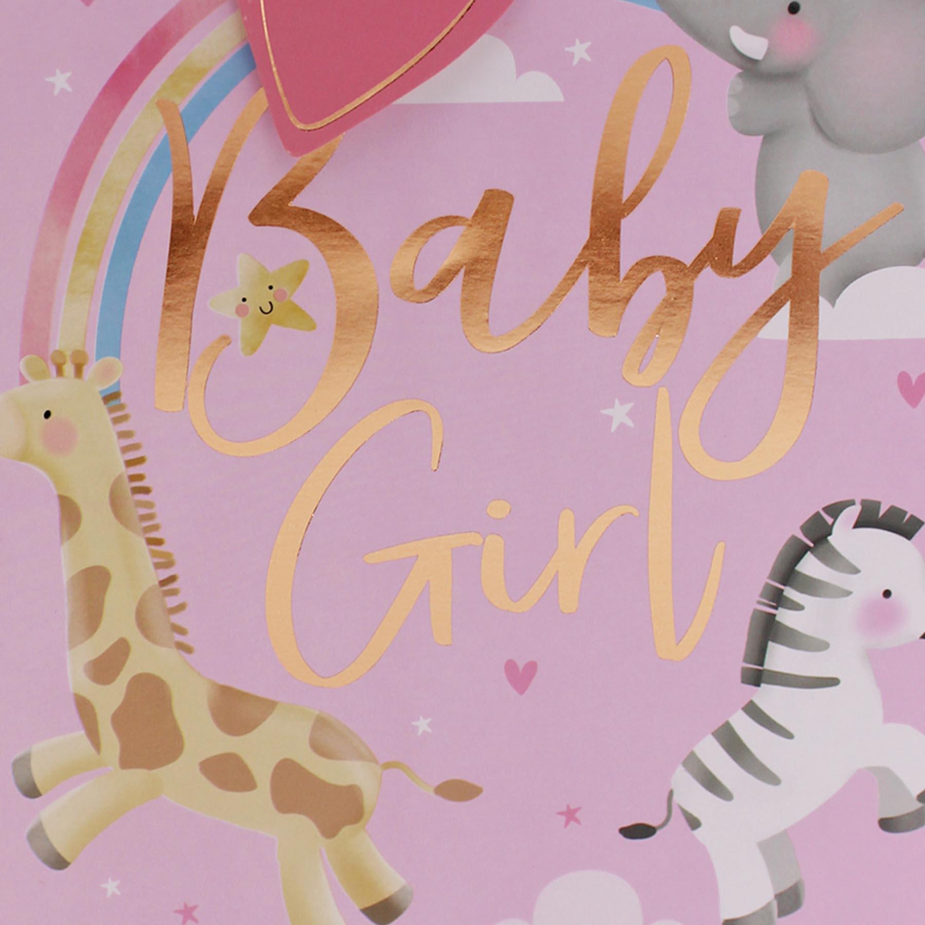 Baby Gift Bag with Tag Cute Animals Eco Friendly Recyclable Boy or Girl - Picture 7 of 7