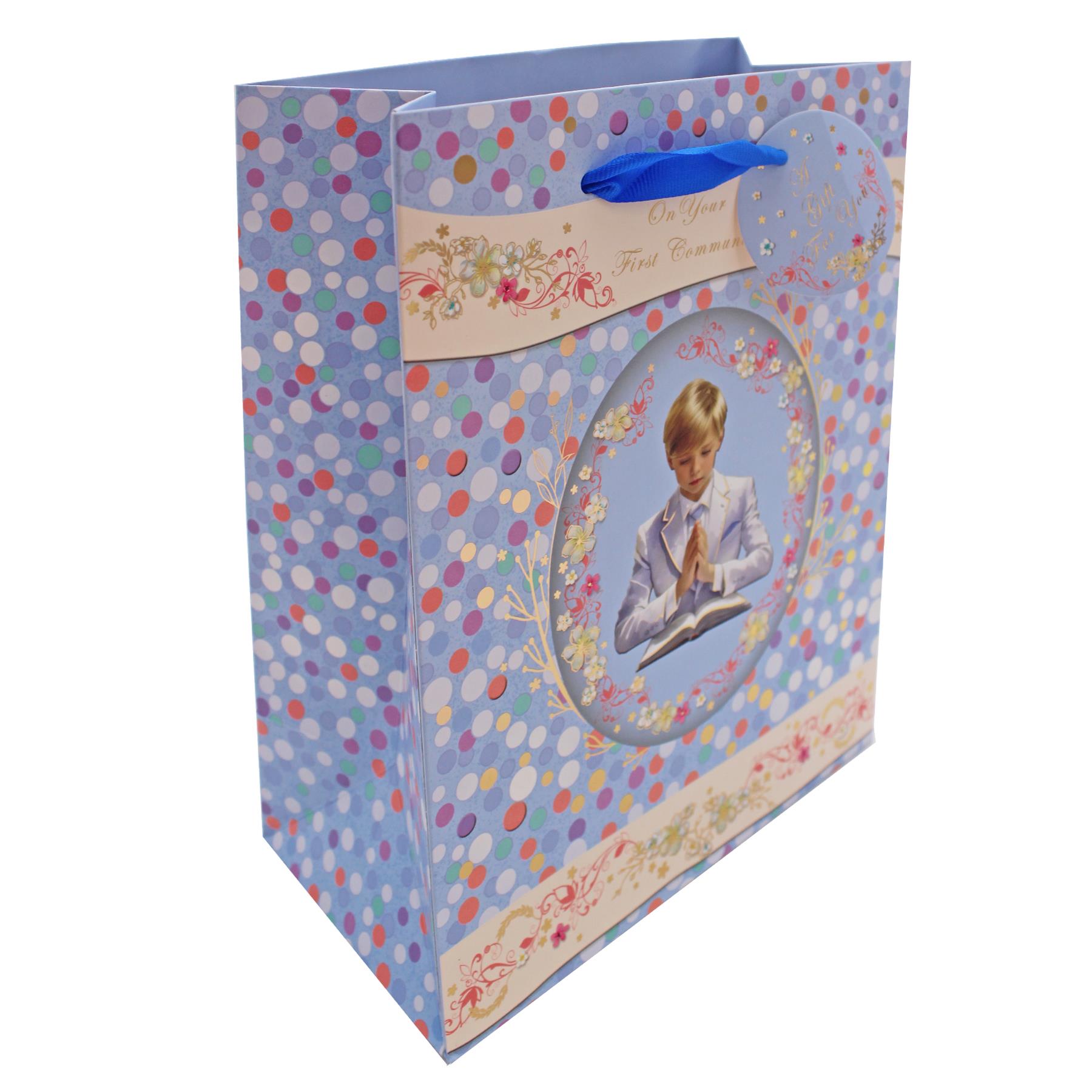 Holy Communion Gift Bag 23cm x 18cm Religious - Choose Design - Picture 11 of 16