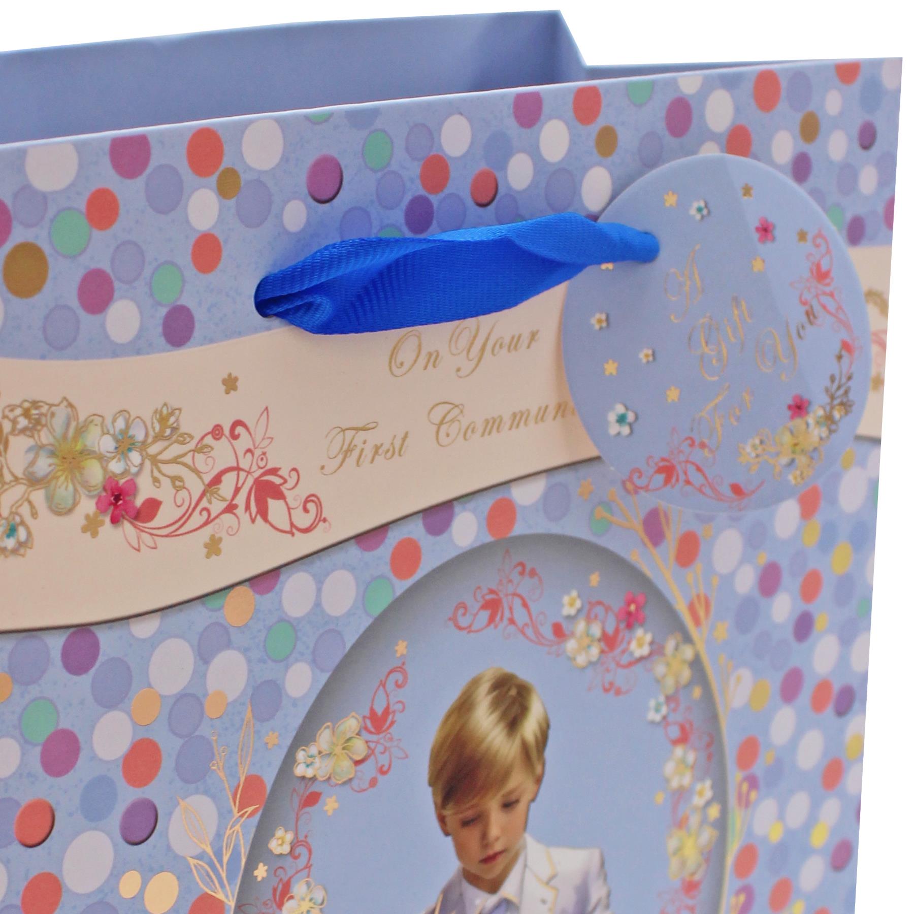 Holy Communion Gift Bag 23cm x 18cm Religious - Choose Design - Picture 13 of 16