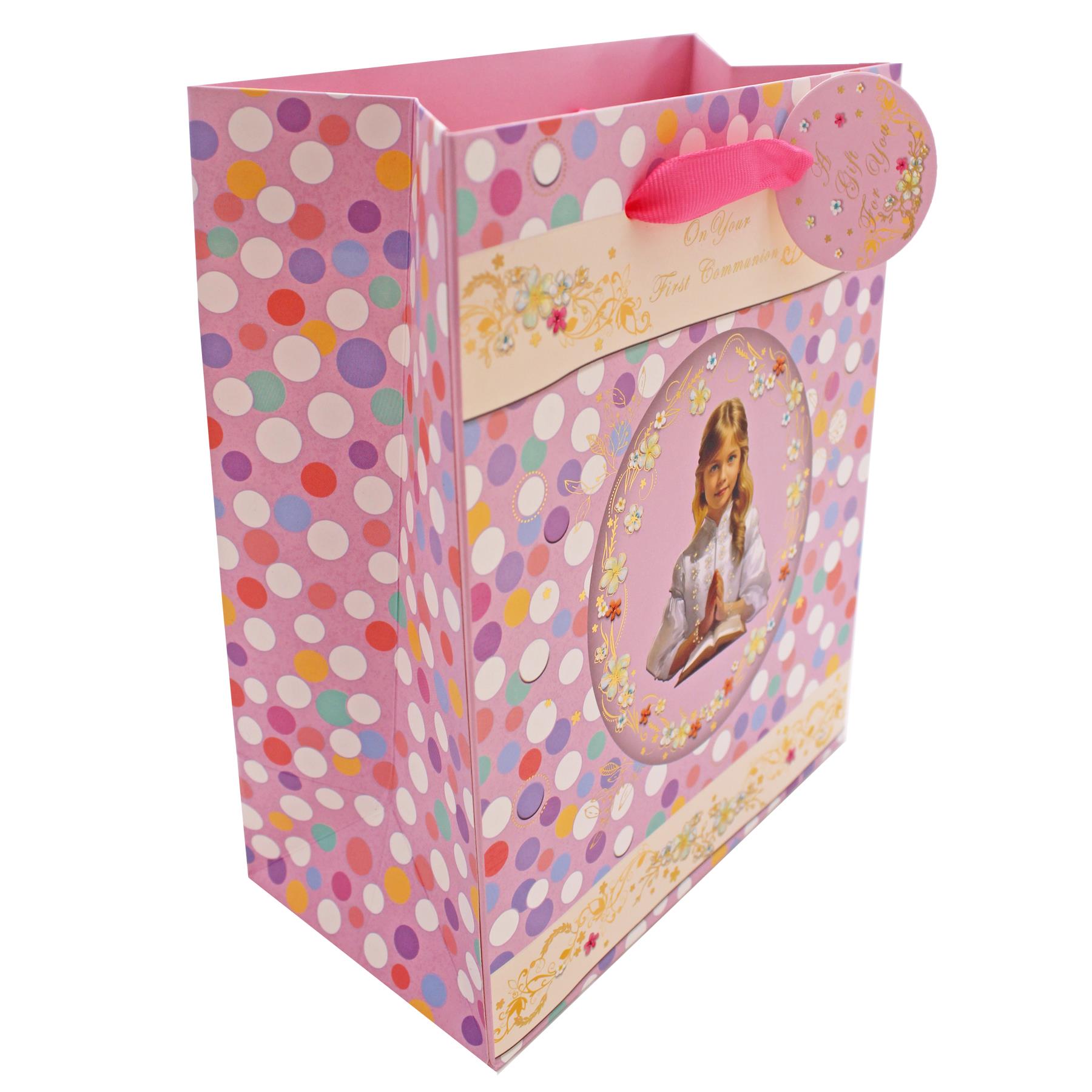 Holy Communion Gift Bag 23cm x 18cm Religious - Choose Design - Picture 14 of 16