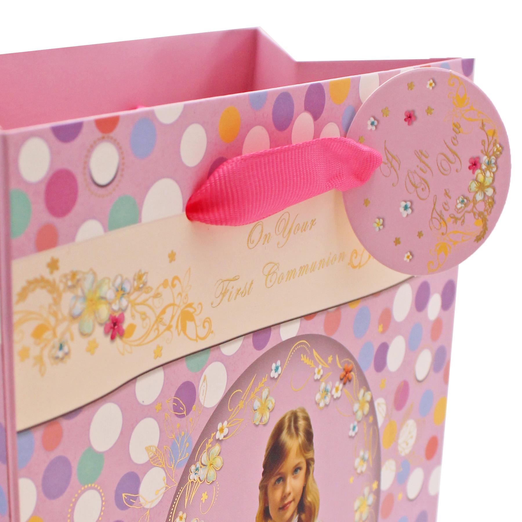 Holy Communion Gift Bag 23cm x 18cm Religious - Choose Design - Picture 16 of 16