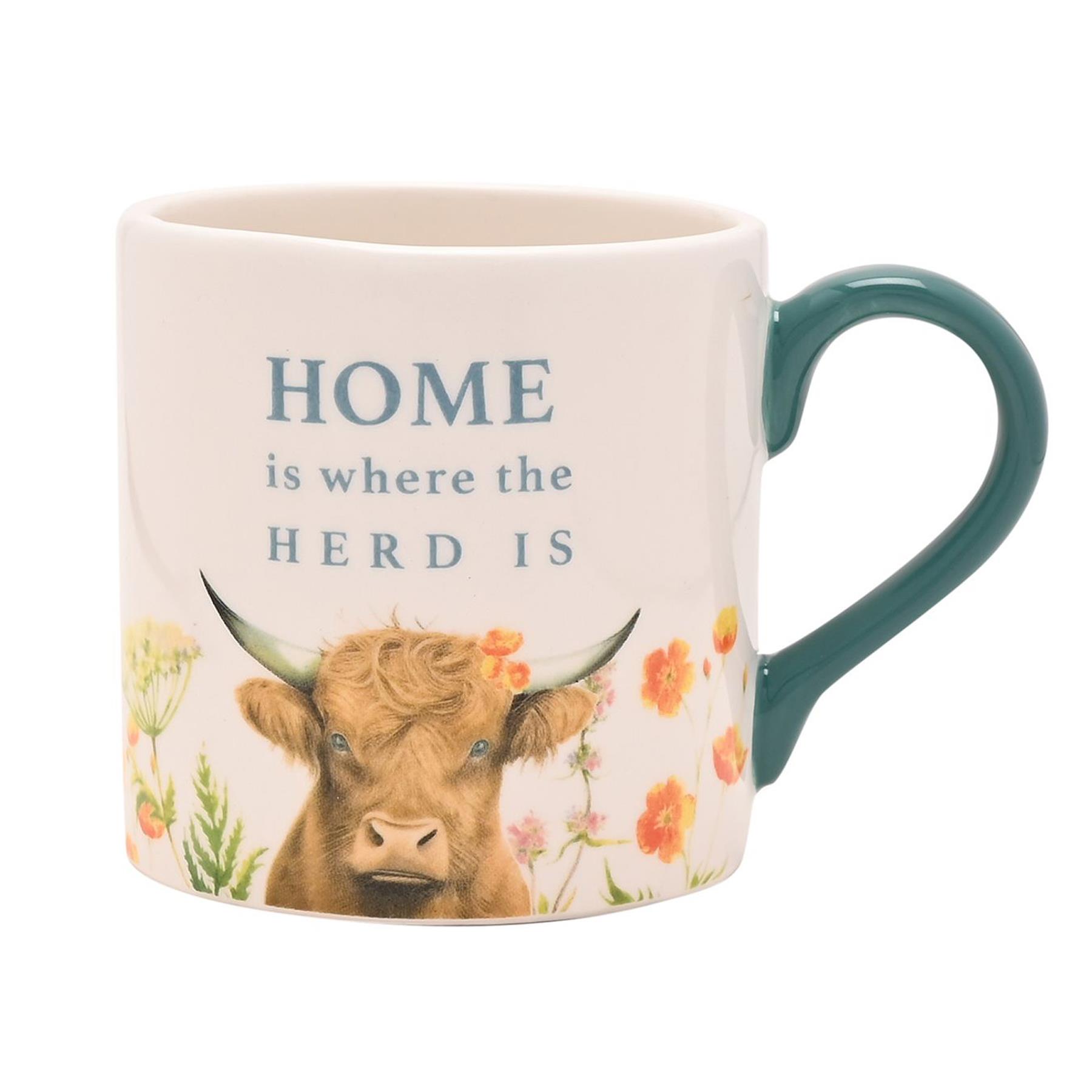 Ceramic Mug Highland Cow or Bee Happy Design Mothers Day, Birthday Christmas