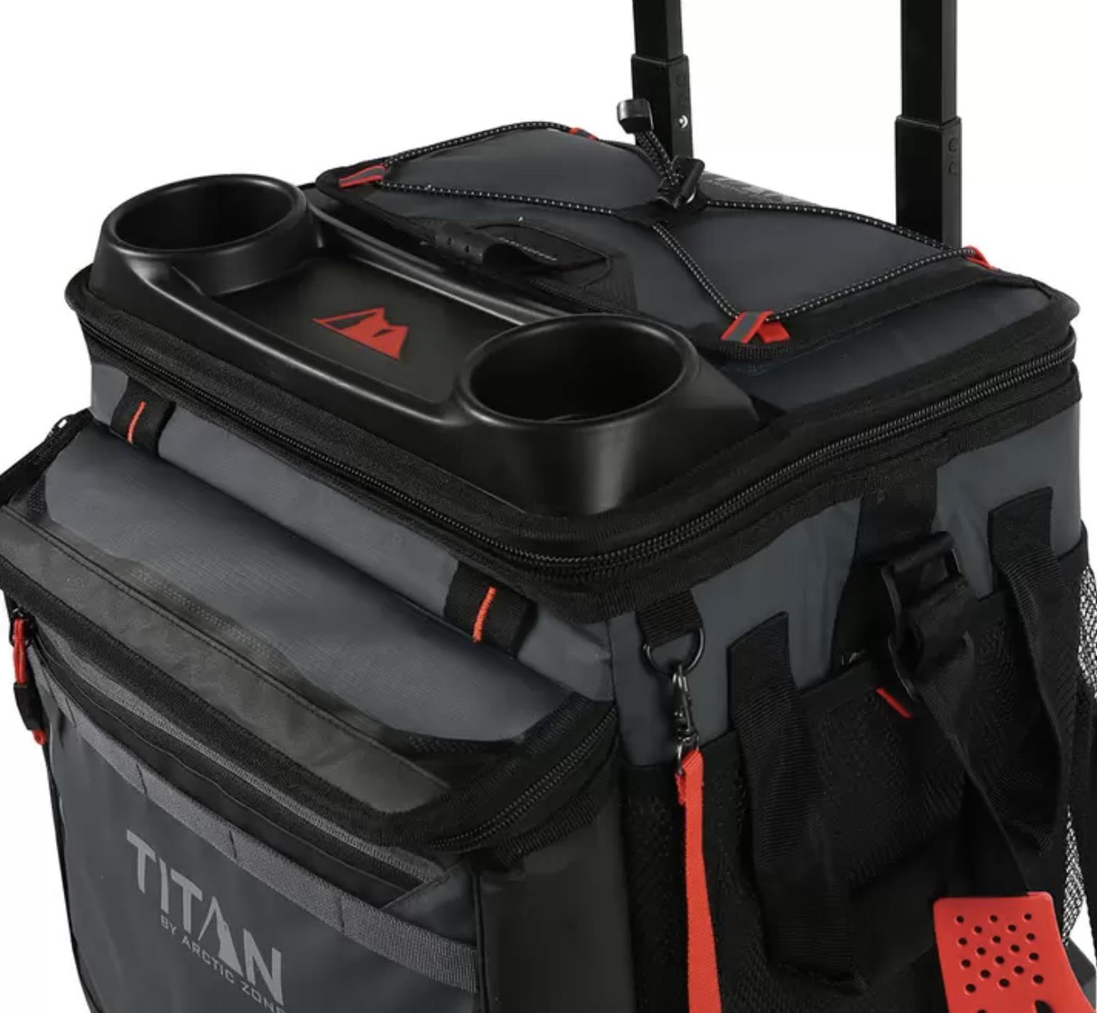 Arctic Zone Titan 22.5 Litre (23.7 US Quart) 60 Can Cooler with All Terrain Cart - Picture 5 of 12