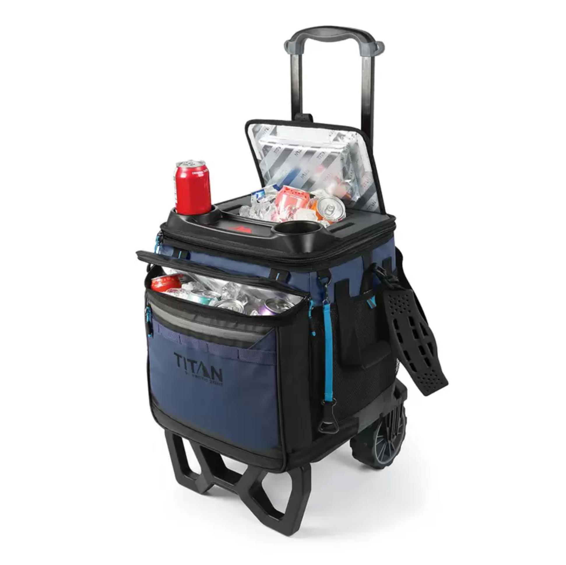 Arctic Zone Titan 22.5 Litre (23.7 US Quart) 60 Can Cooler with All Terrain Cart - Picture 9 of 12