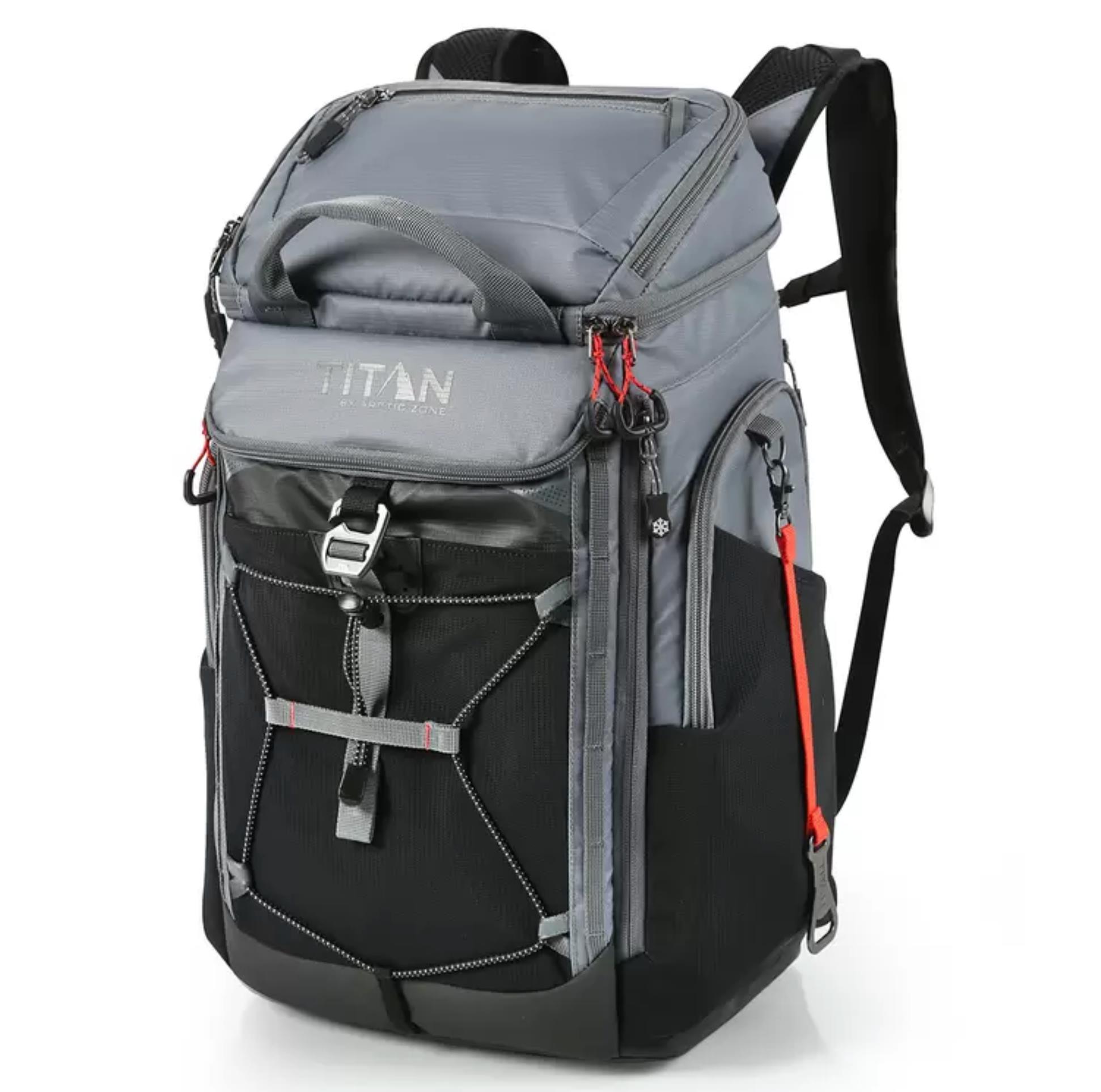 Titan 26 Dosen Rucksack Kühlbox Eisbeutel Essen Getränke mit 2 Eiswänden - Bild 9 von 14