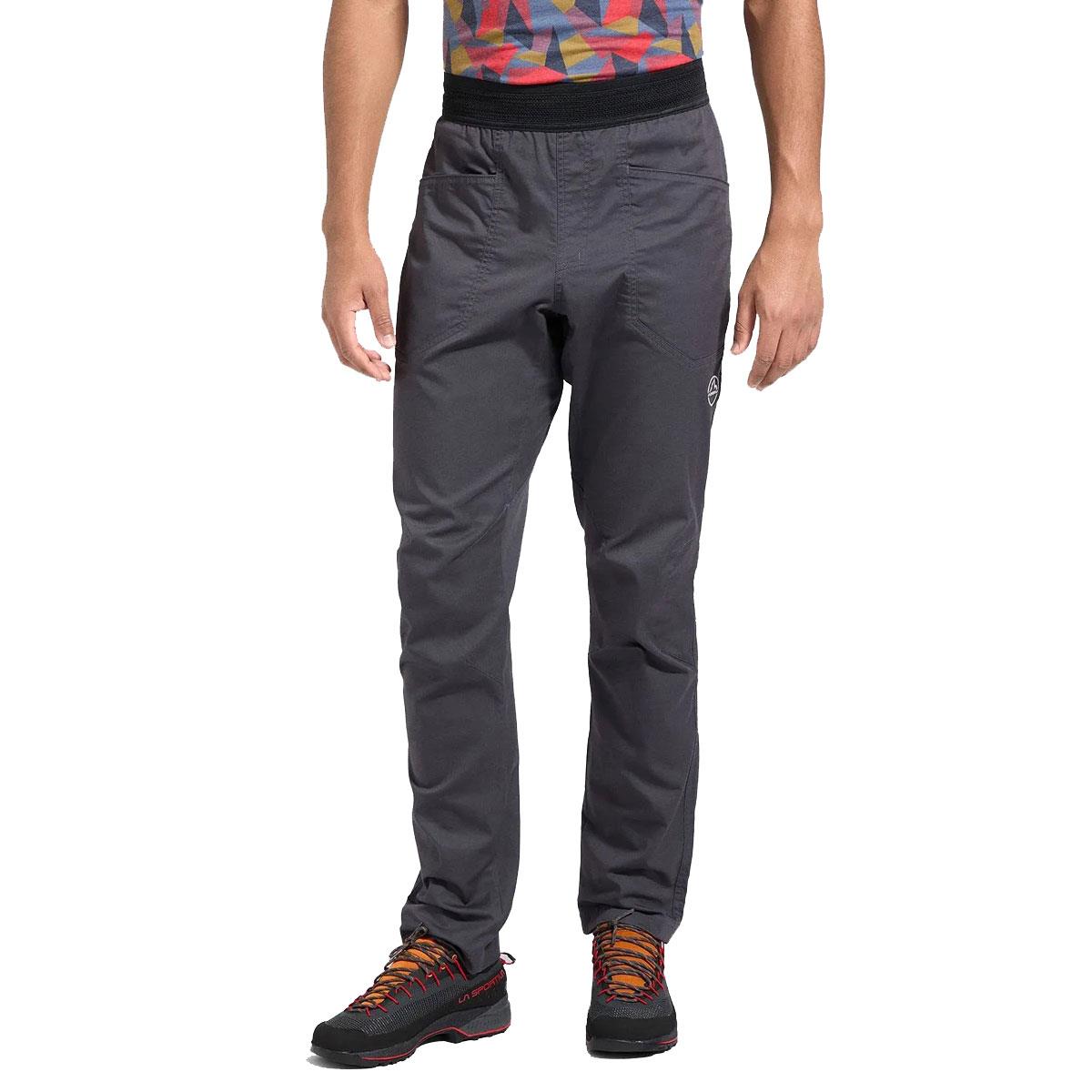 La Sportiva Mens Roots Pants, Organic Cotton, Harness Compatible - Picture 7 of 8