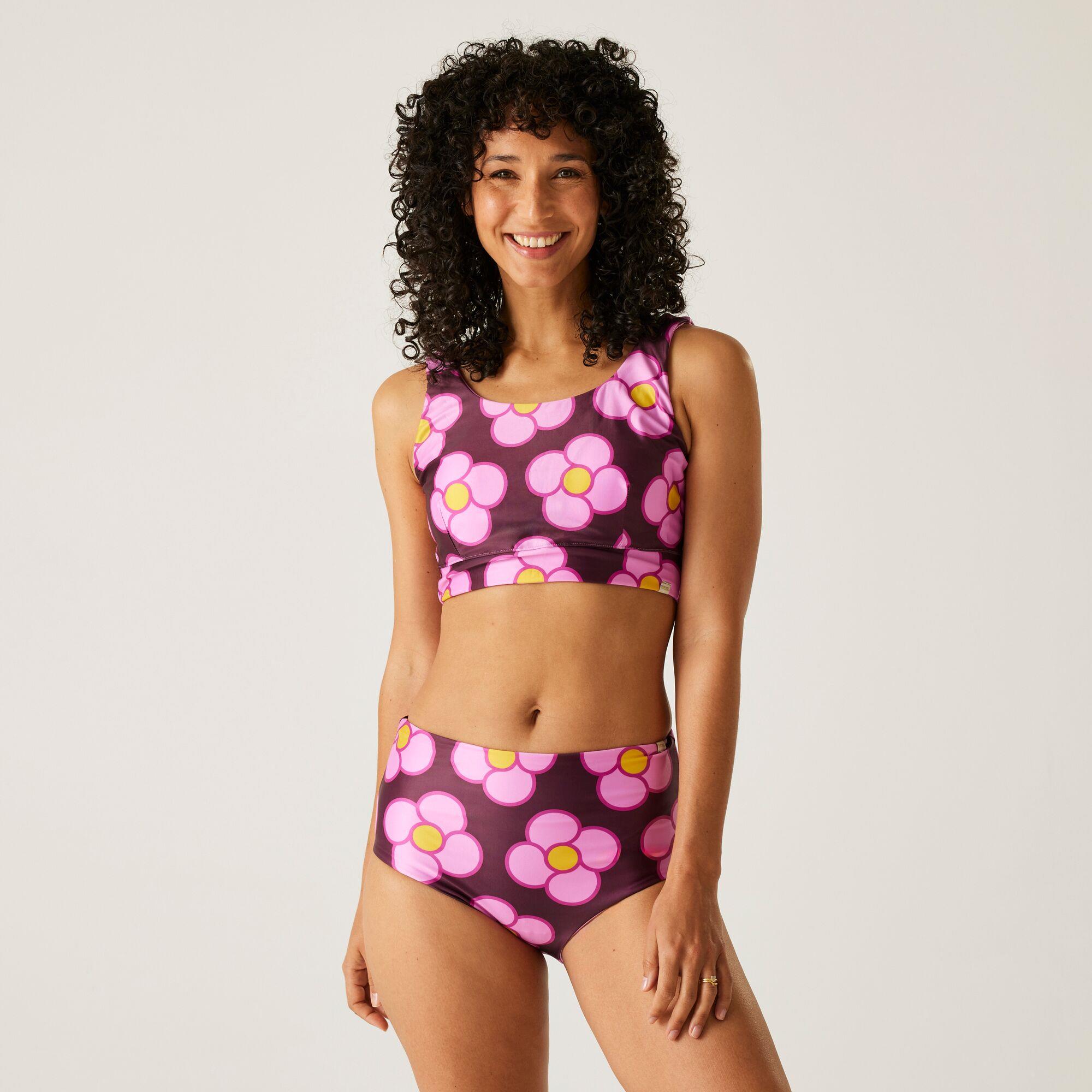 Regatta Orla Kiely Reversible Bikini Set Top and Briefs Swimwear