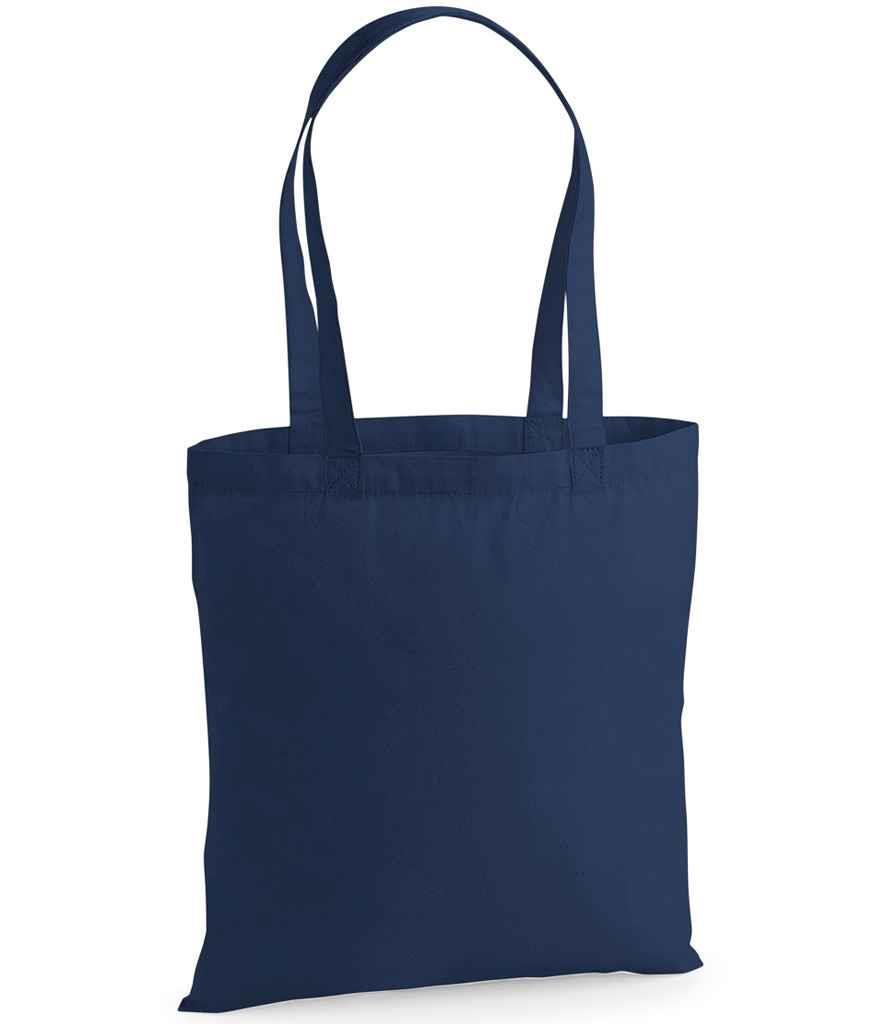Westford Mill Premium 100% Cotton Tote Shopper Bag with Shoulder Straps - Picture 4 of 11