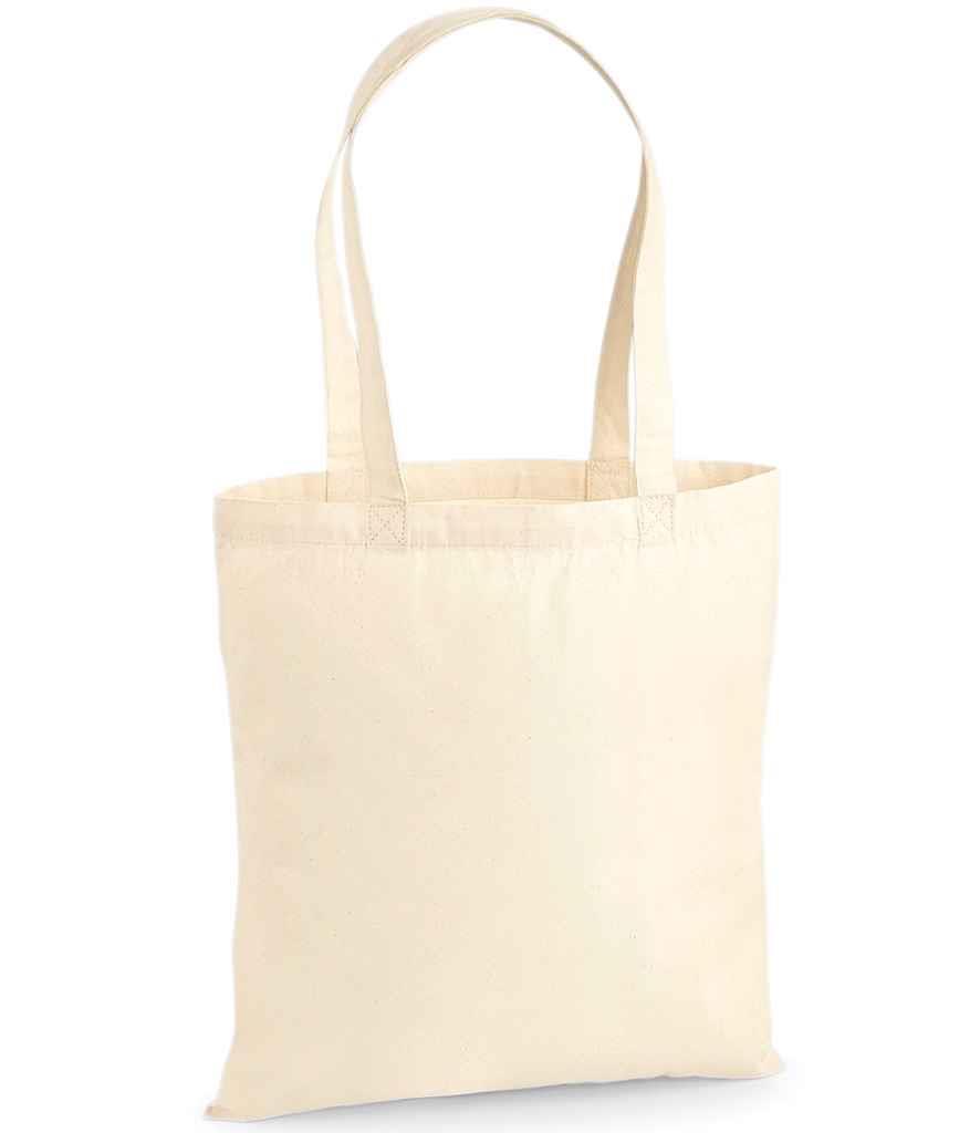 Westford Mill Premium 100% Cotton Tote Shopper Bag with Shoulder Straps - Picture 6 of 11