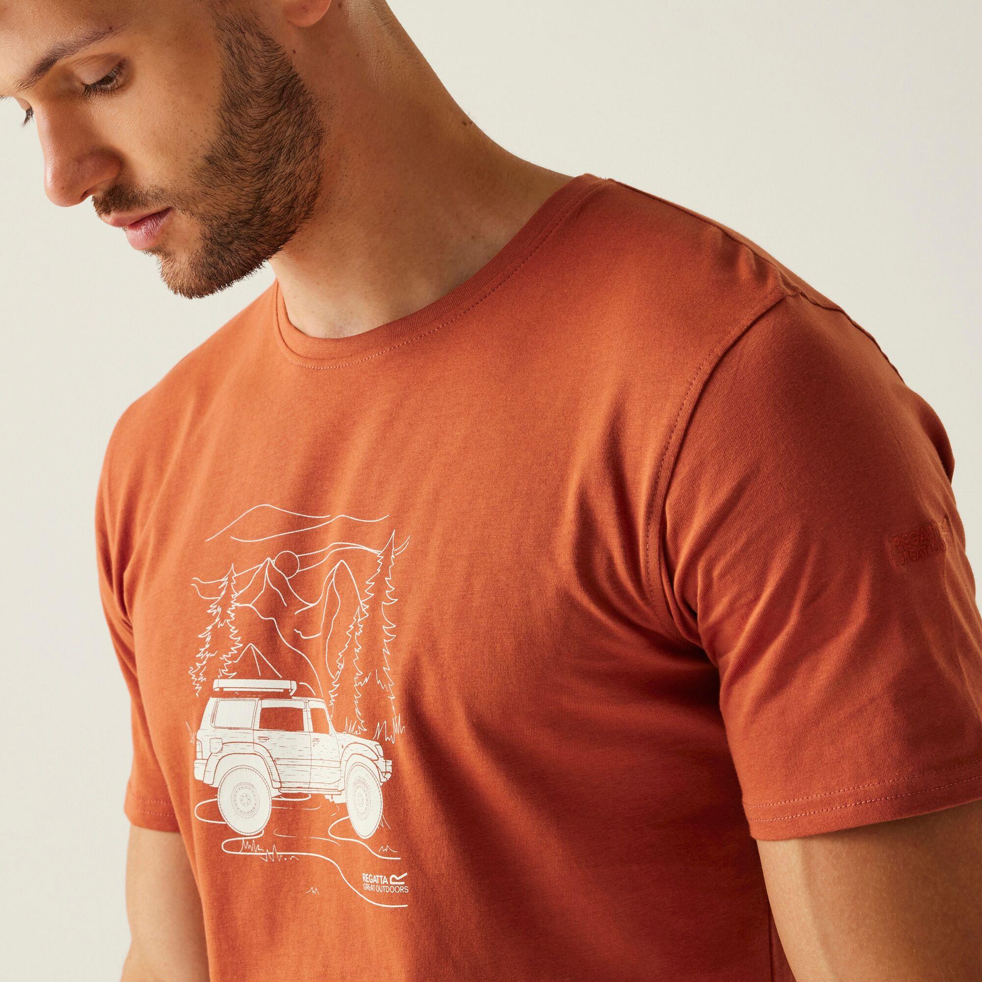 Regatta Mens Cline IX Short Sleeved T-Shirt - Picture 97 of 111
