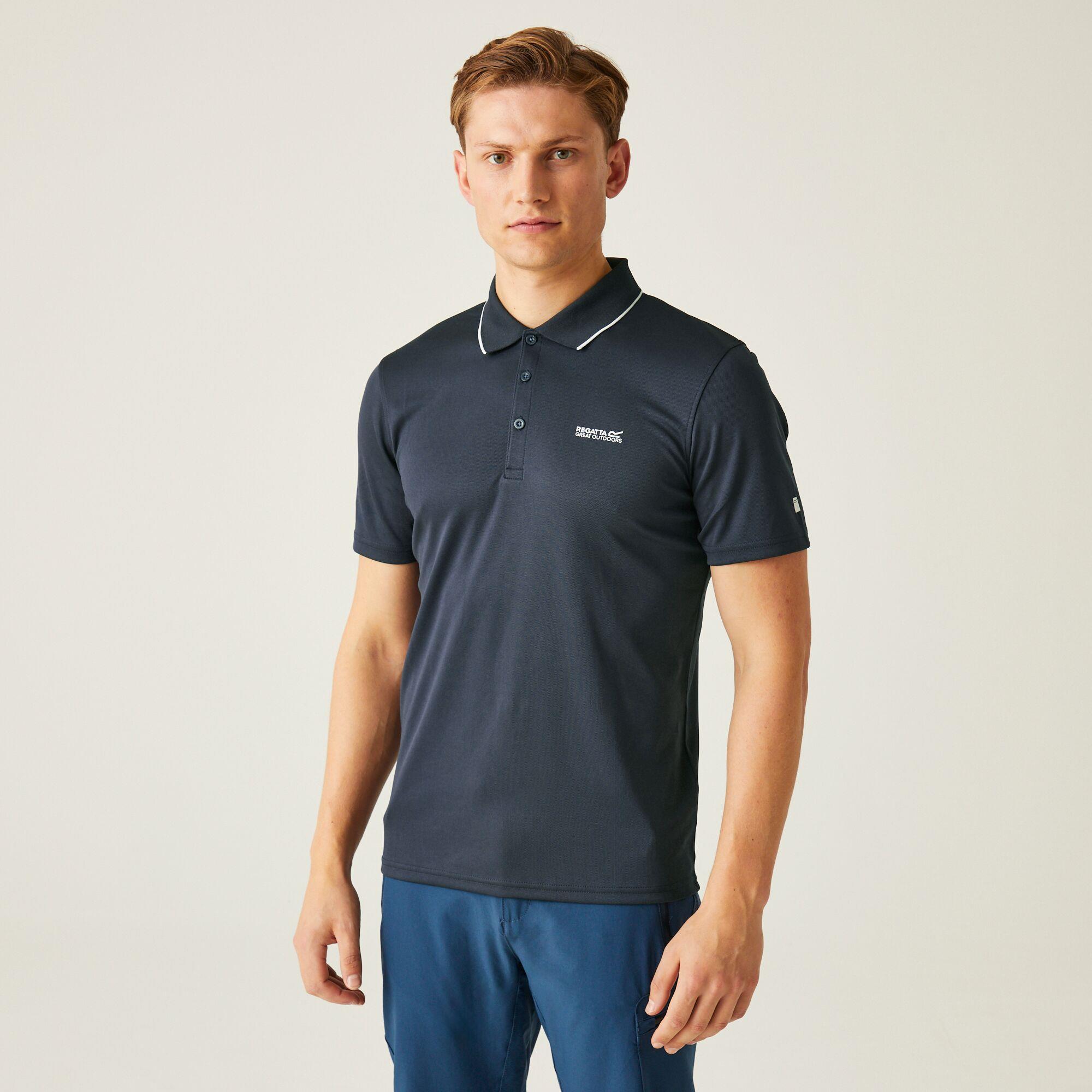 Regatta Maverik V Mens Short Sleeved Polo Shirt - Picture 2 of 125