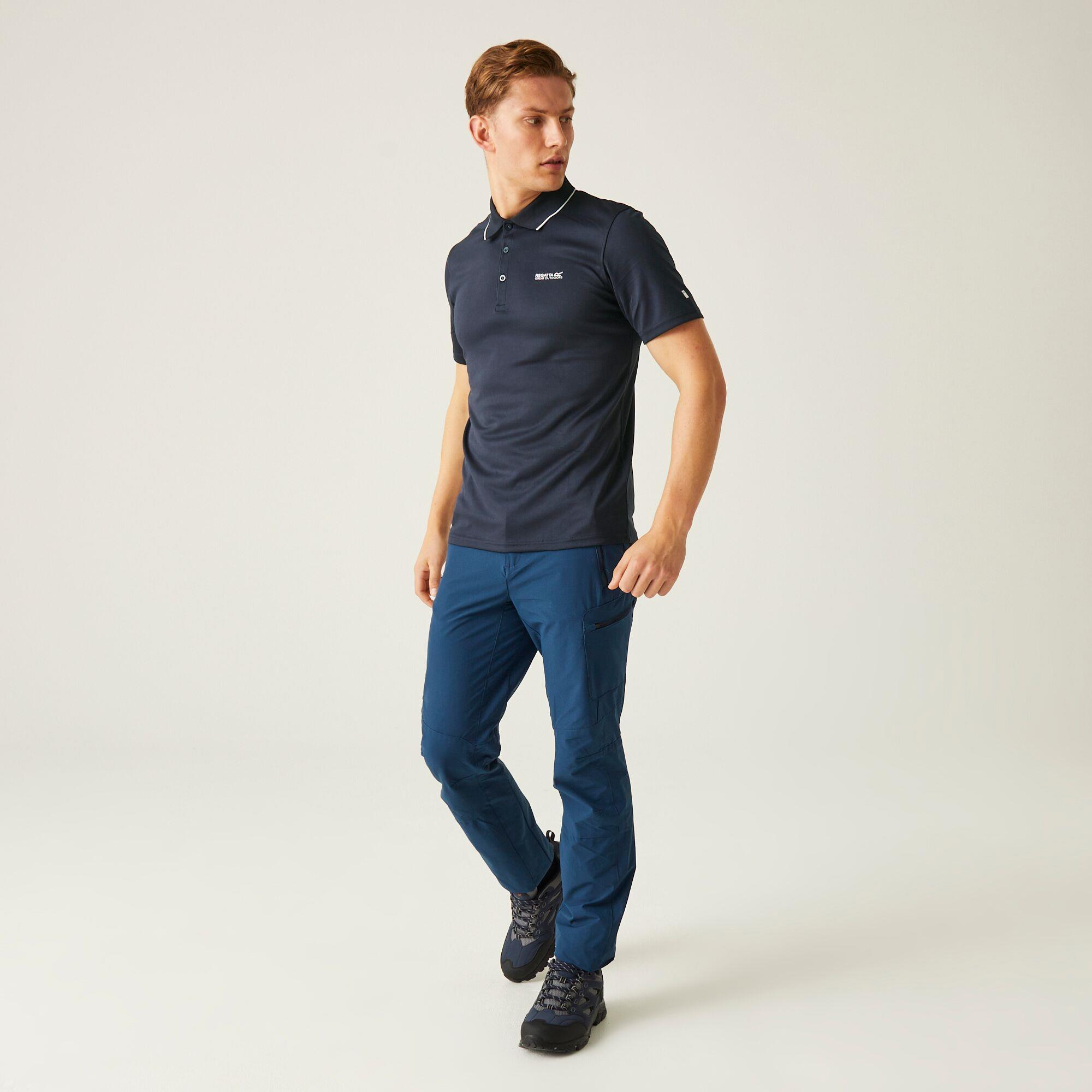 Regatta Maverik V Mens Short Sleeved Polo Shirt - Picture 4 of 125