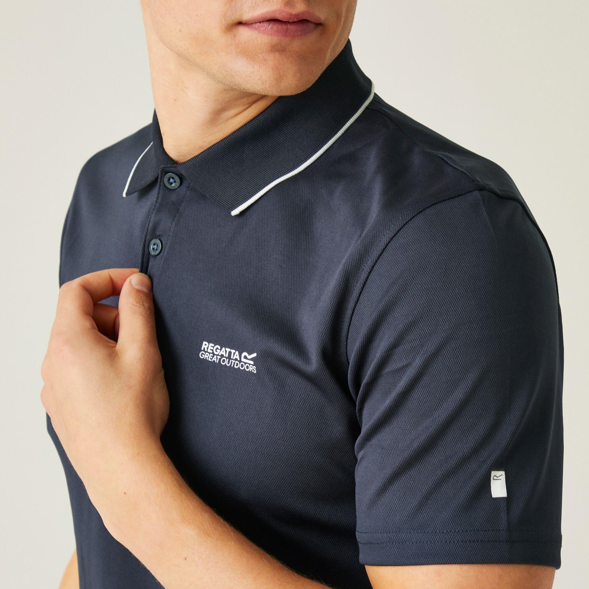 Regatta Maverik V Mens Short Sleeved Polo Shirt - Picture 5 of 125