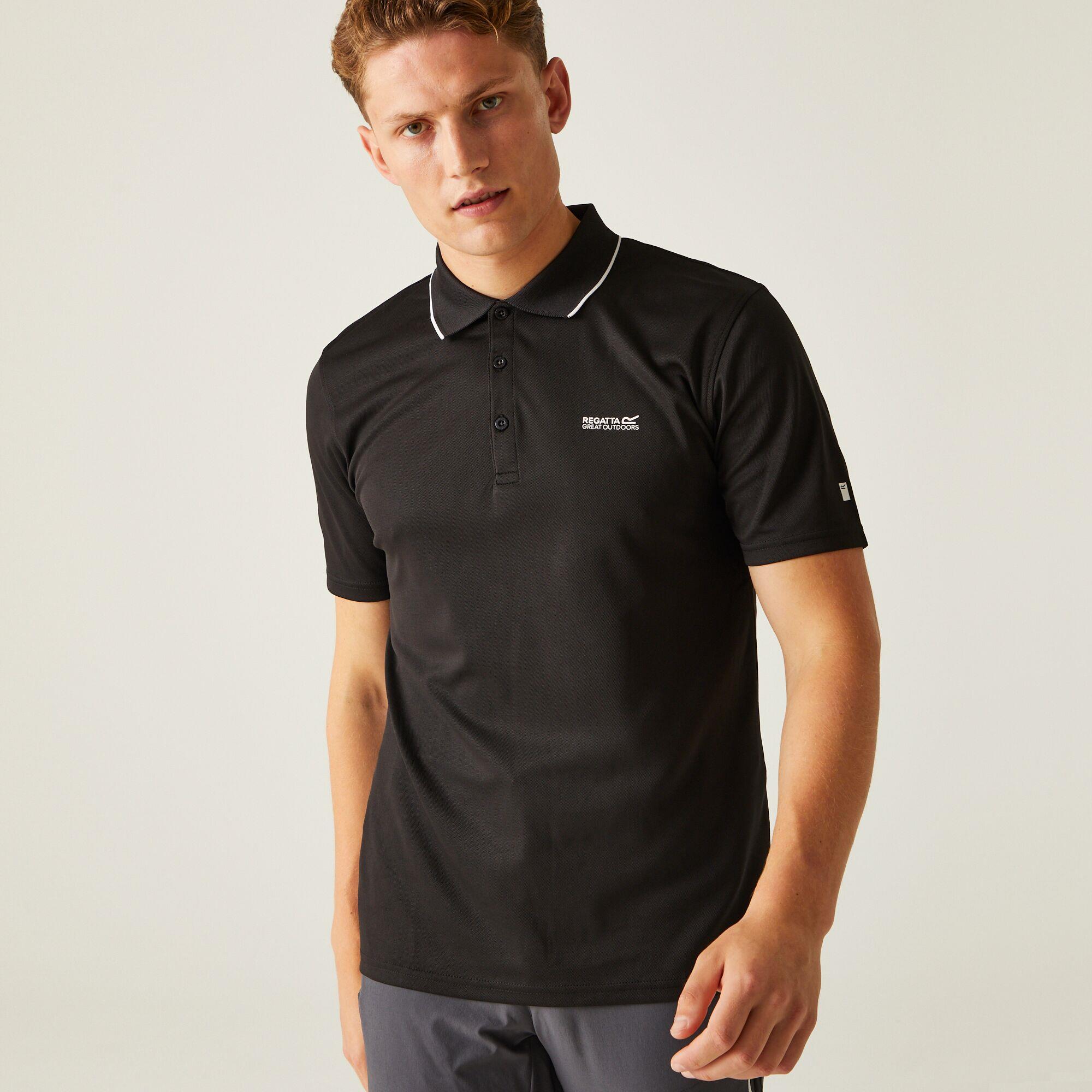 Regatta Maverik V Mens Short Sleeved Polo Shirt - Picture 6 of 125