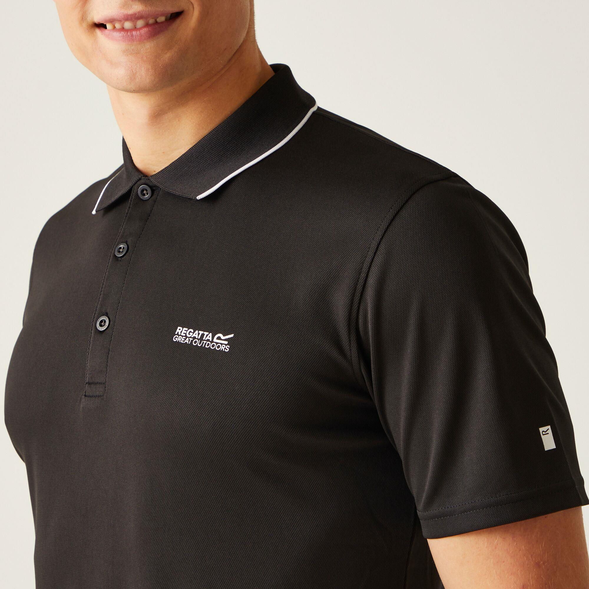 Regatta Maverik V Mens Short Sleeved Polo Shirt - Picture 9 of 125