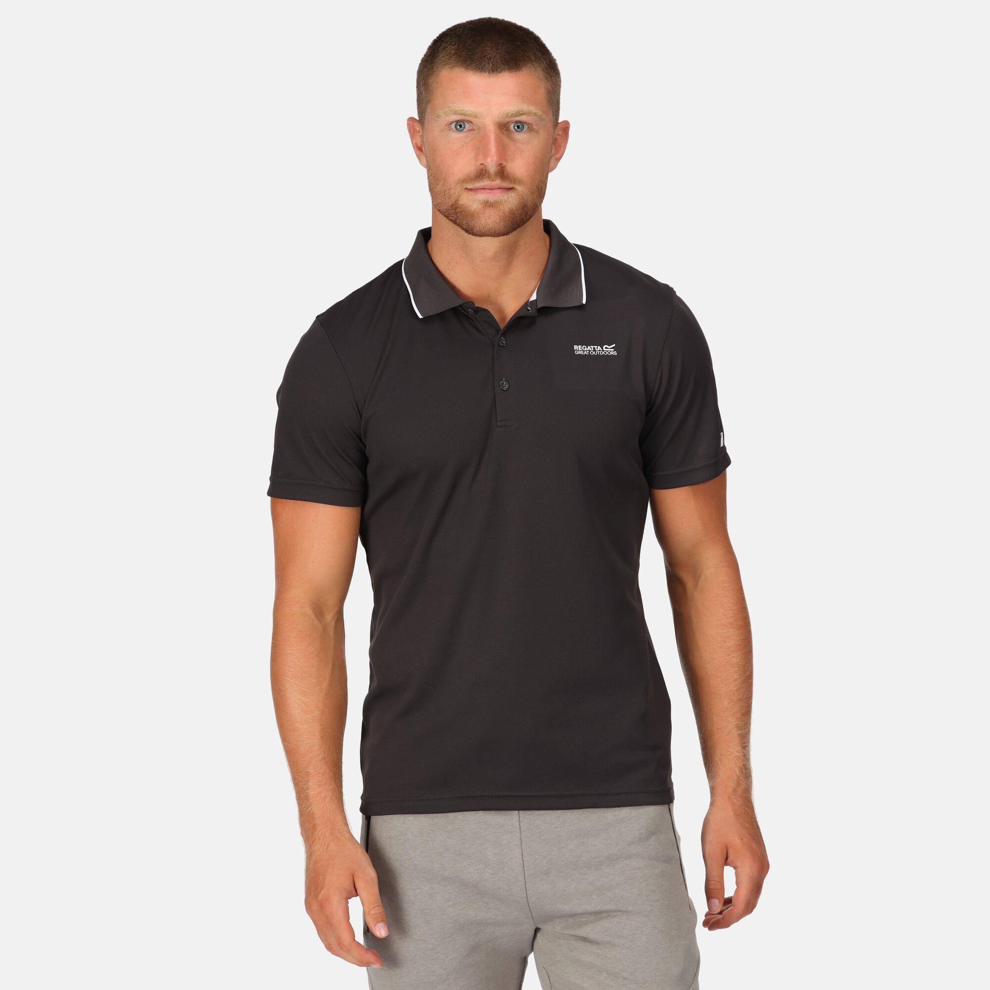 Regatta Maverik V Mens Short Sleeved Polo Shirt - Picture 28 of 125