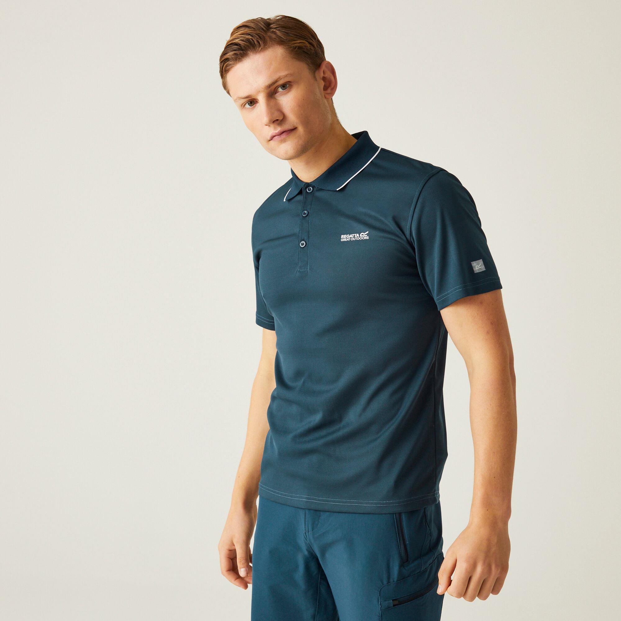 Regatta Maverik V Mens Short Sleeved Polo Shirt - Picture 38 of 125
