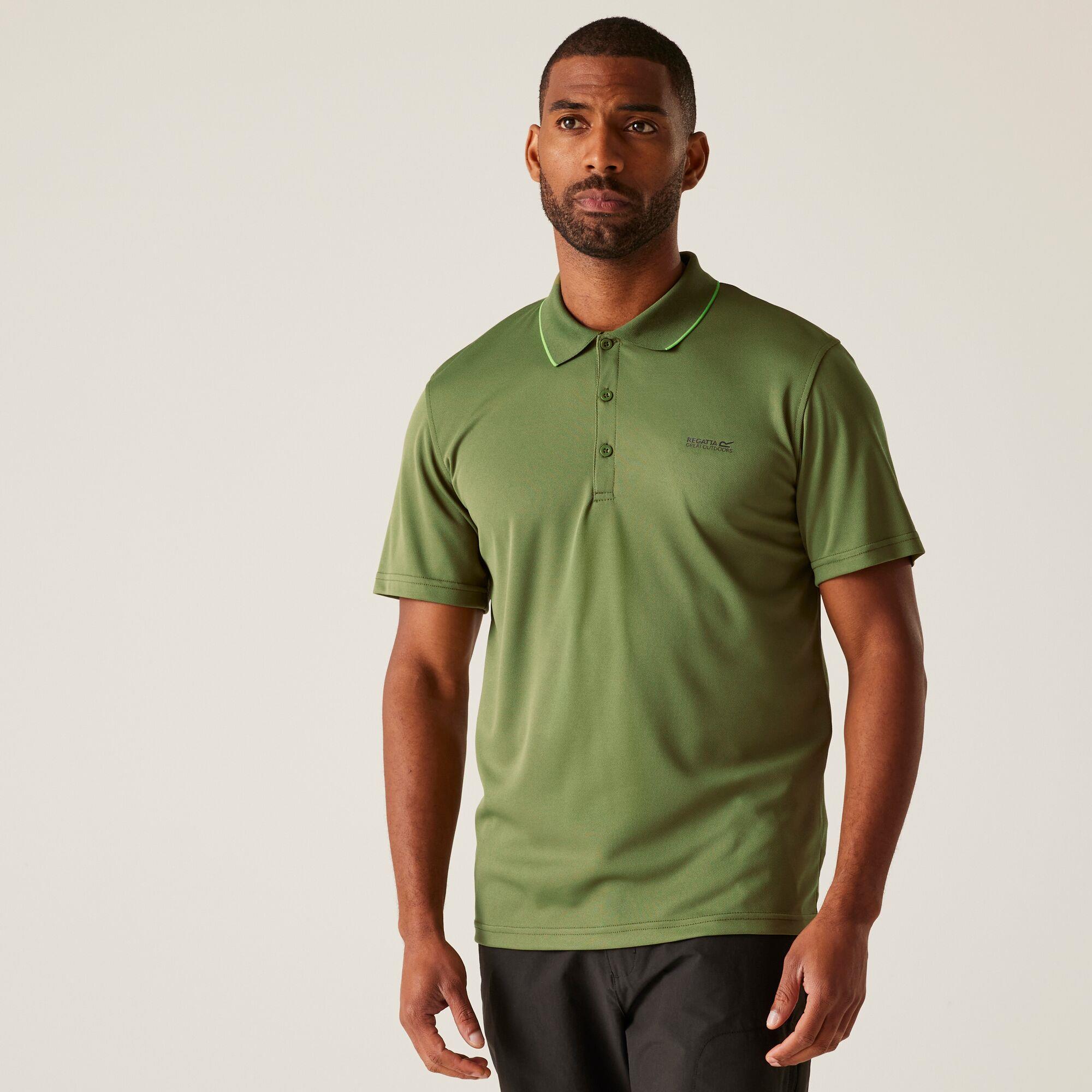 Regatta Maverik V Mens Short Sleeved Polo Shirt - Picture 84 of 125