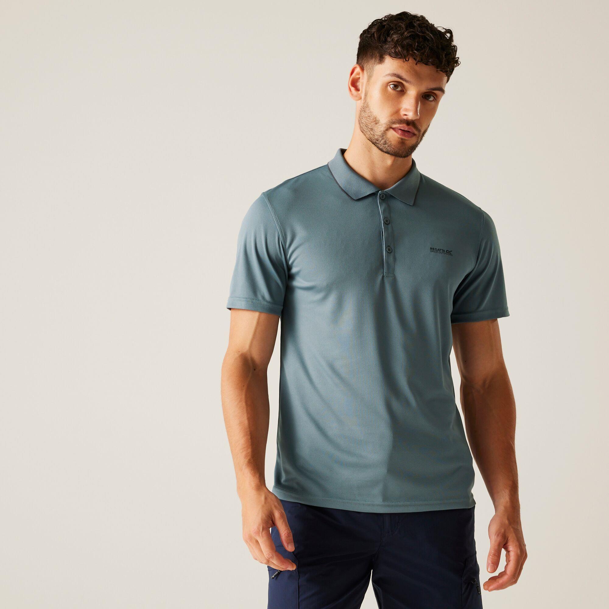 Regatta Maverik V Mens Short Sleeved Polo Shirt - Picture 90 of 125