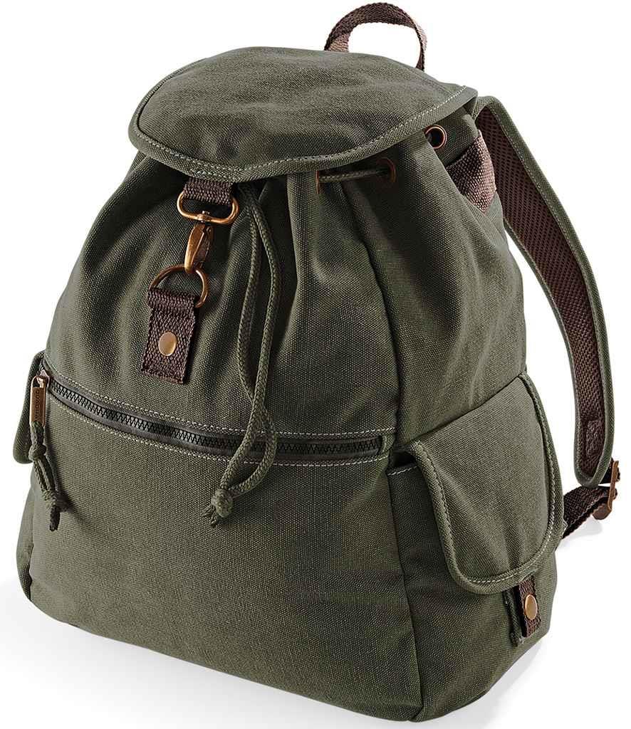 Mochila de lona Quadra vintage - Imagen 5 de 5