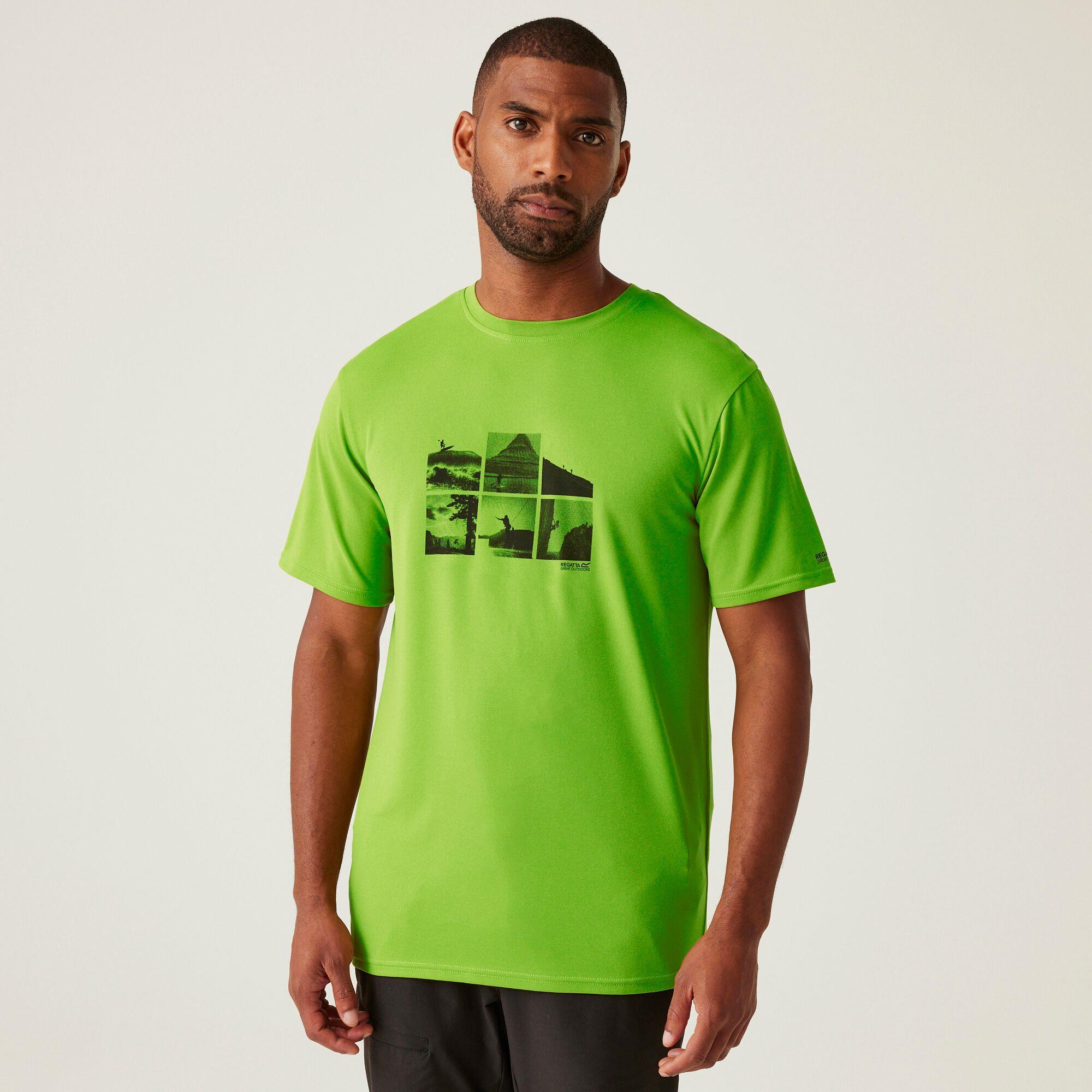 Regatta Mens Fingal Stretch Short Sleeved T-Shirt - Picture 8 of 37