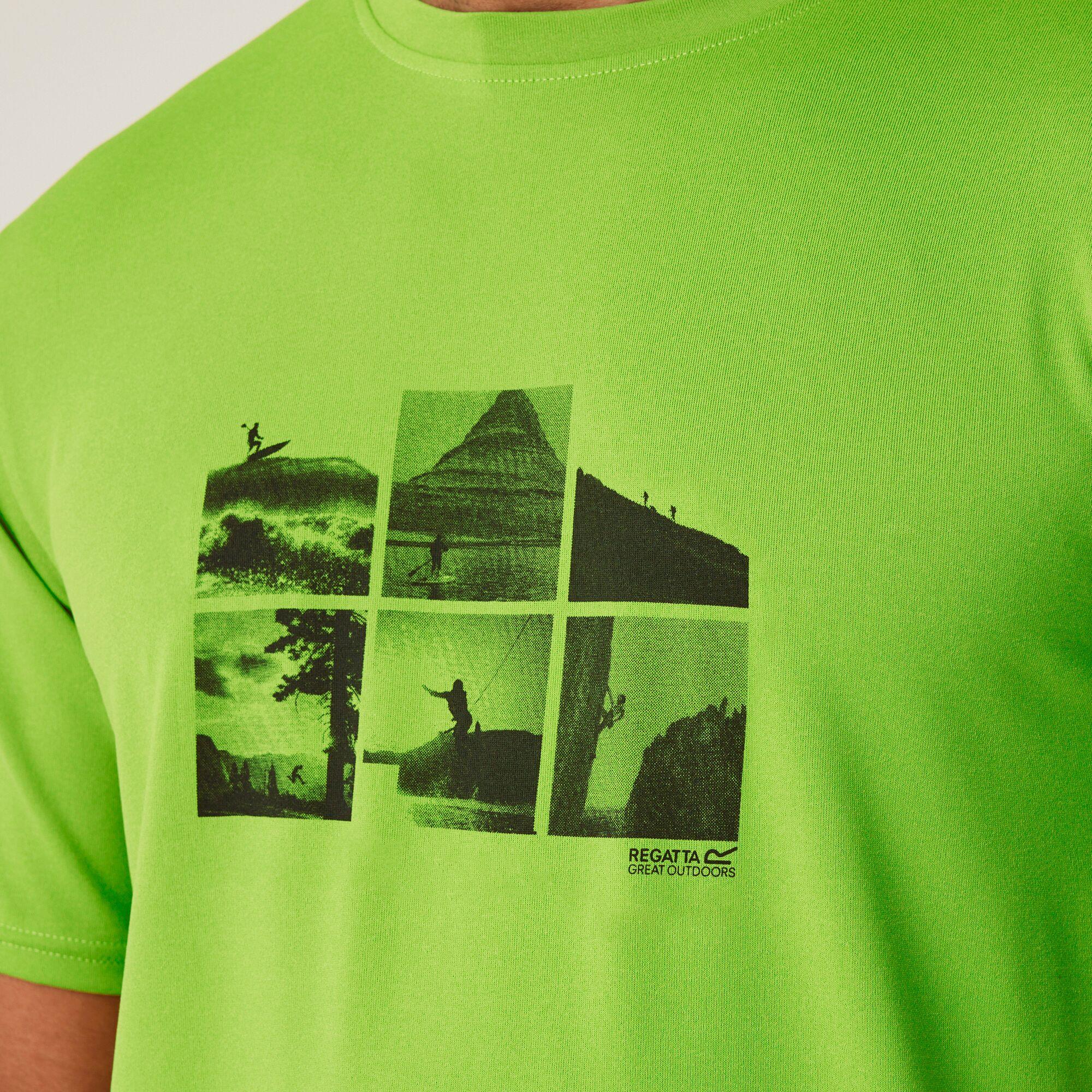 Regatta Mens Fingal Stretch Short Sleeved T-Shirt - Picture 11 of 37