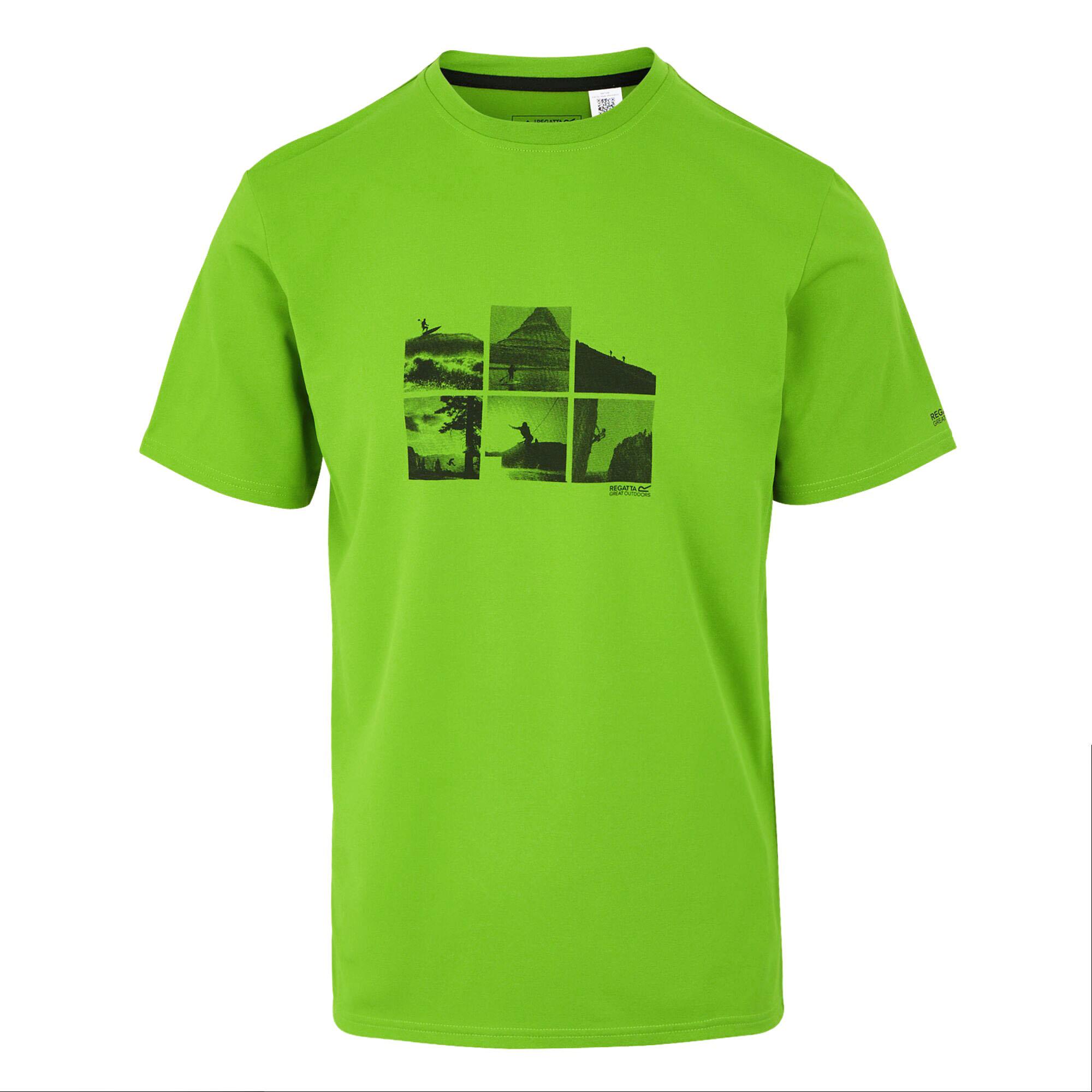 Regatta Mens Fingal Stretch Short Sleeved T-Shirt - Picture 12 of 37