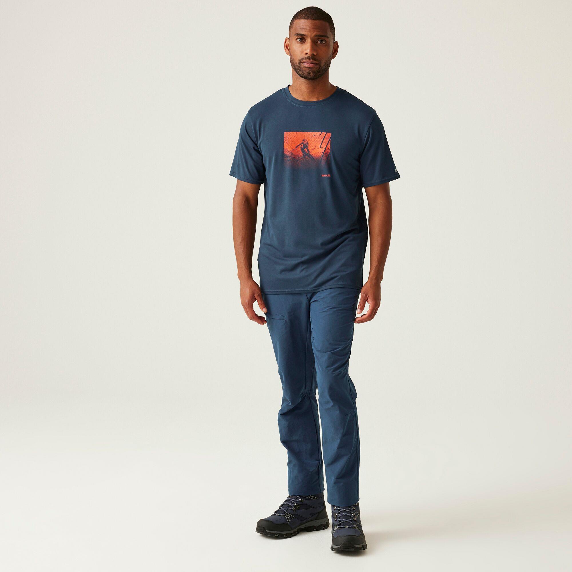 Regatta Mens Fingal Stretch Short Sleeved T-Shirt - Picture 16 of 37