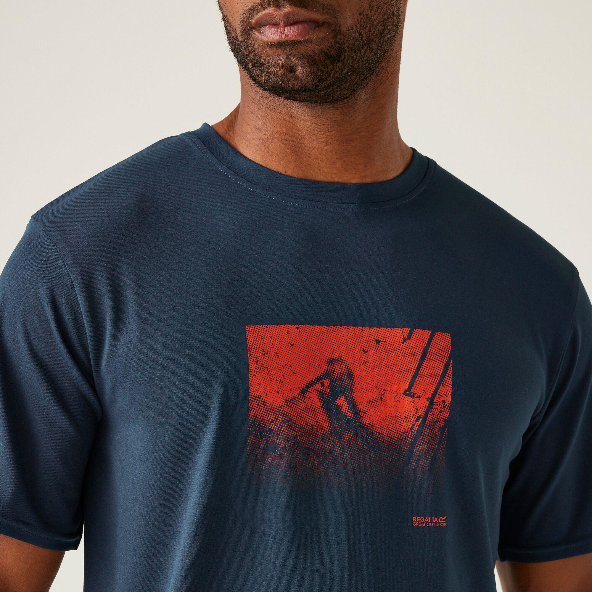 Regatta Mens Fingal Stretch Short Sleeved T-Shirt - Picture 17 of 37