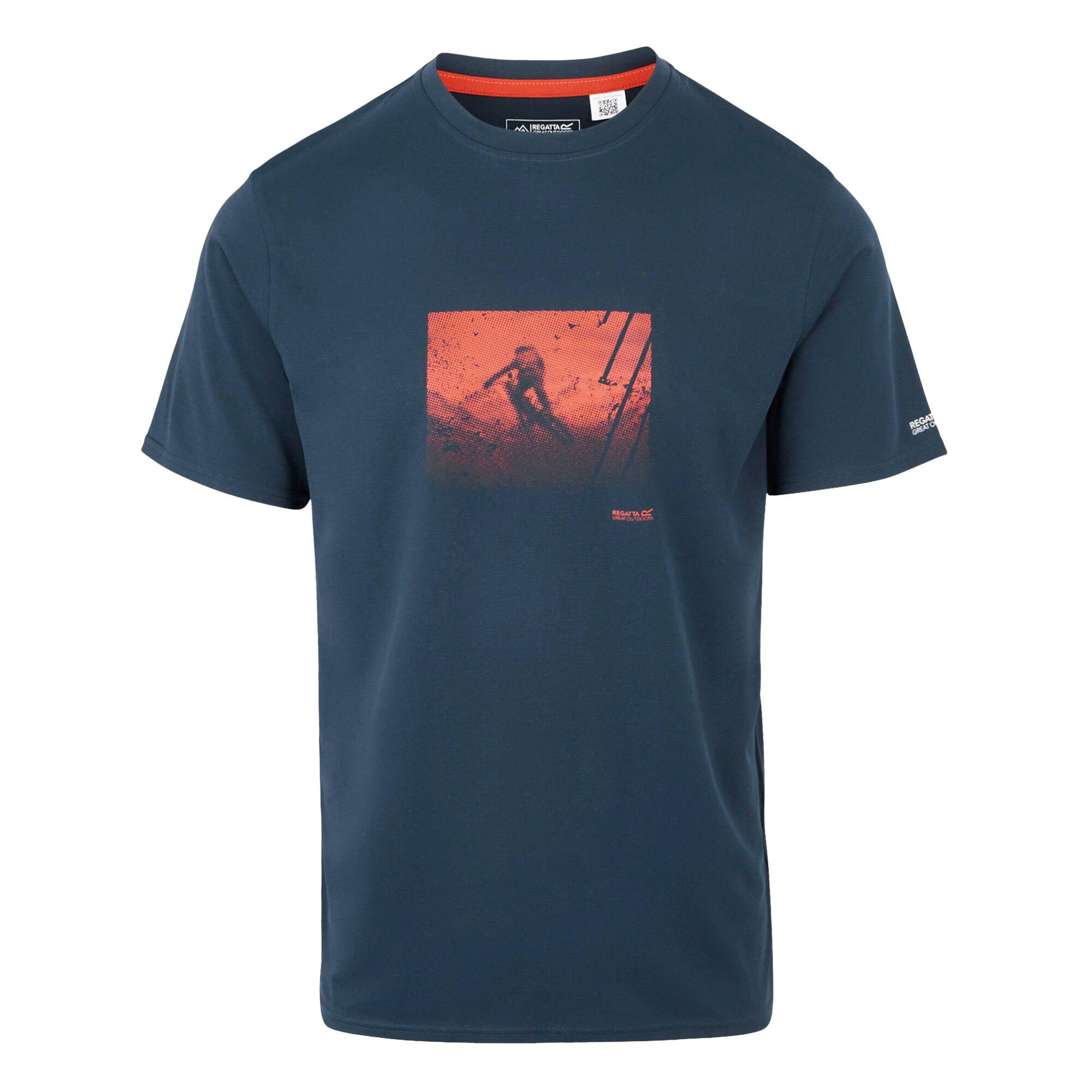 Regatta Mens Fingal Stretch Short Sleeved T-Shirt - Picture 18 of 37