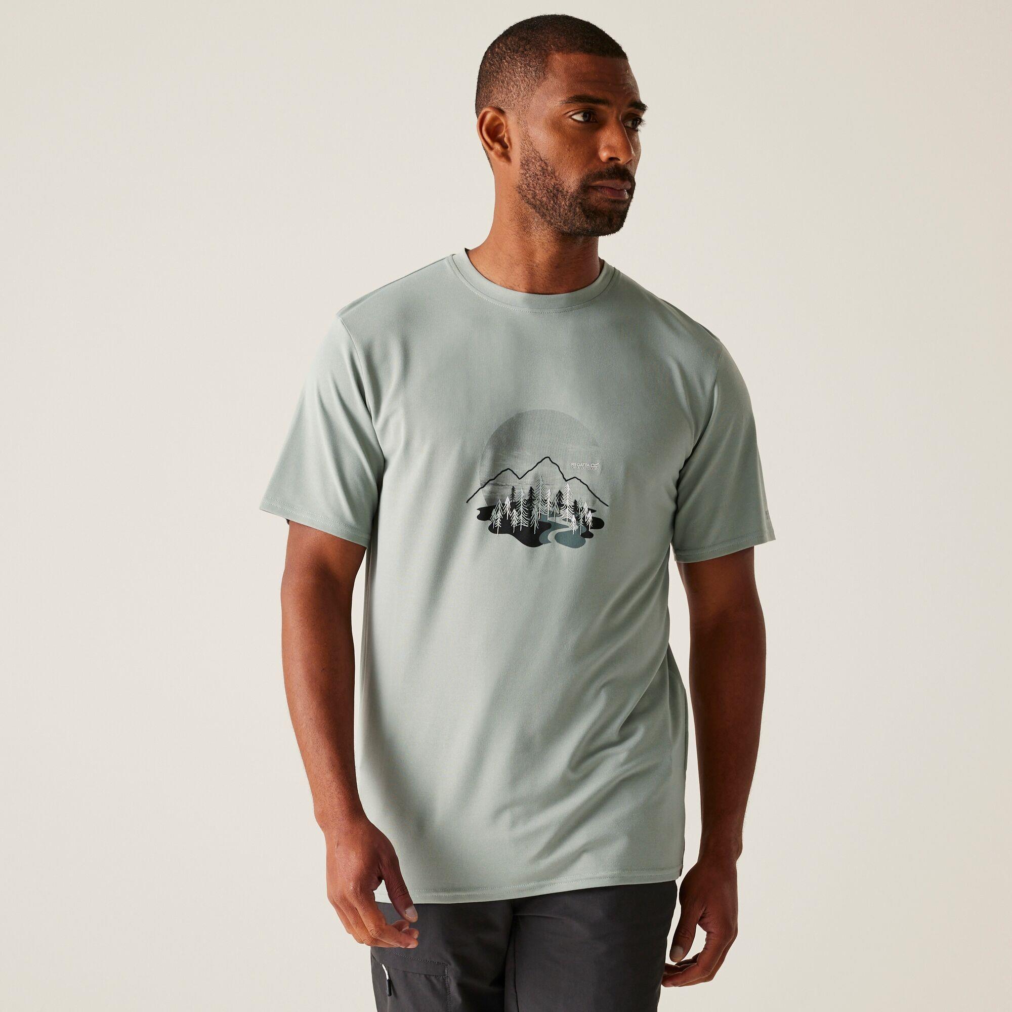 Regatta Mens Fingal Stretch Short Sleeved T-Shirt - Picture 32 of 37