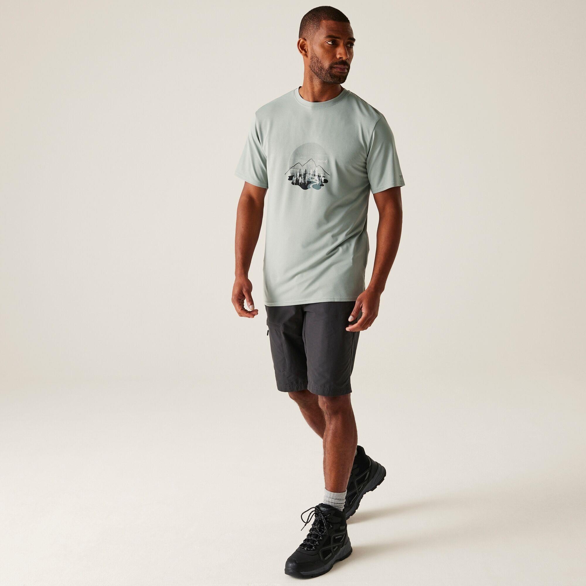 Regatta Mens Fingal Stretch Short Sleeved T-Shirt - Picture 34 of 37