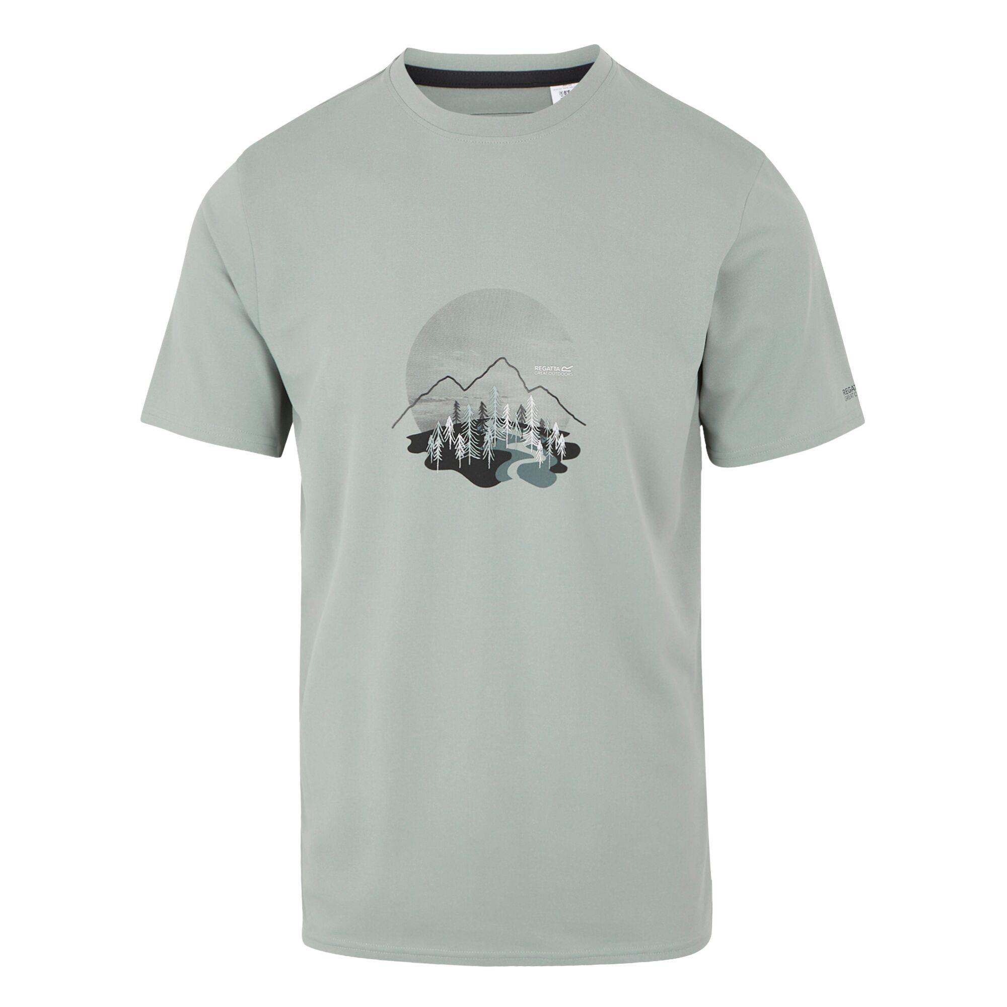 Regatta Mens Fingal Stretch Short Sleeved T-Shirt - Picture 36 of 37