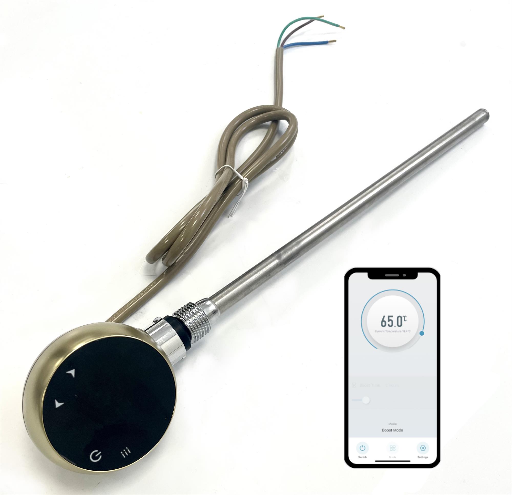 300w WiFi Electric Smart Heating Element for Towel Rails & Radiators
