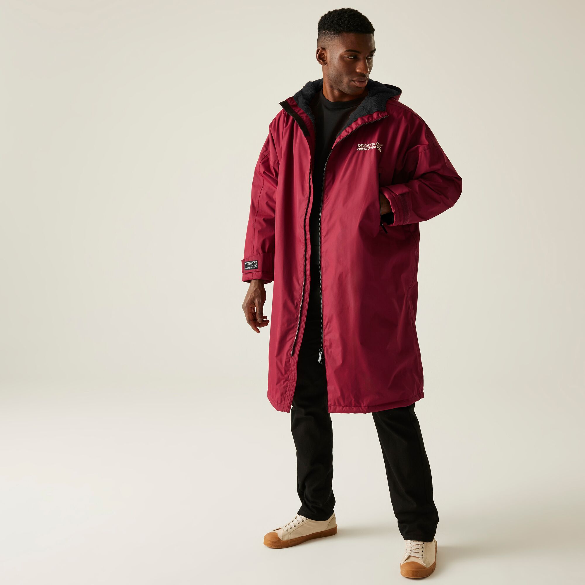 Regatta Adult Waterproof Fleece Lined Changing Robe Oversized - Picture 115 of 132
