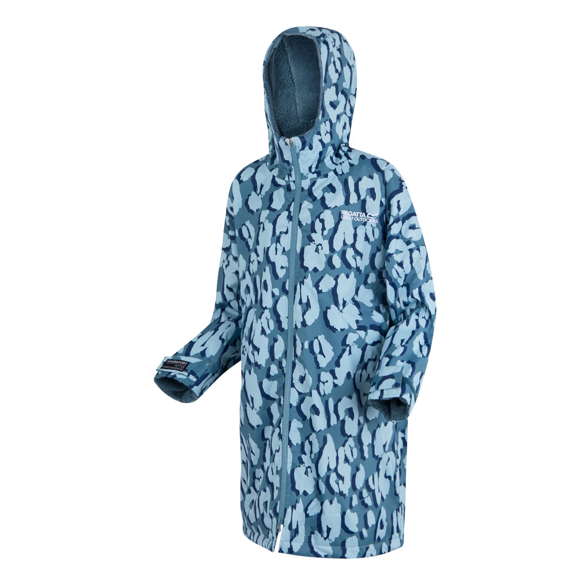 Regatta Kids Waterproof Fleece Lined Oversized Changing Robe - Picture 58 of 59