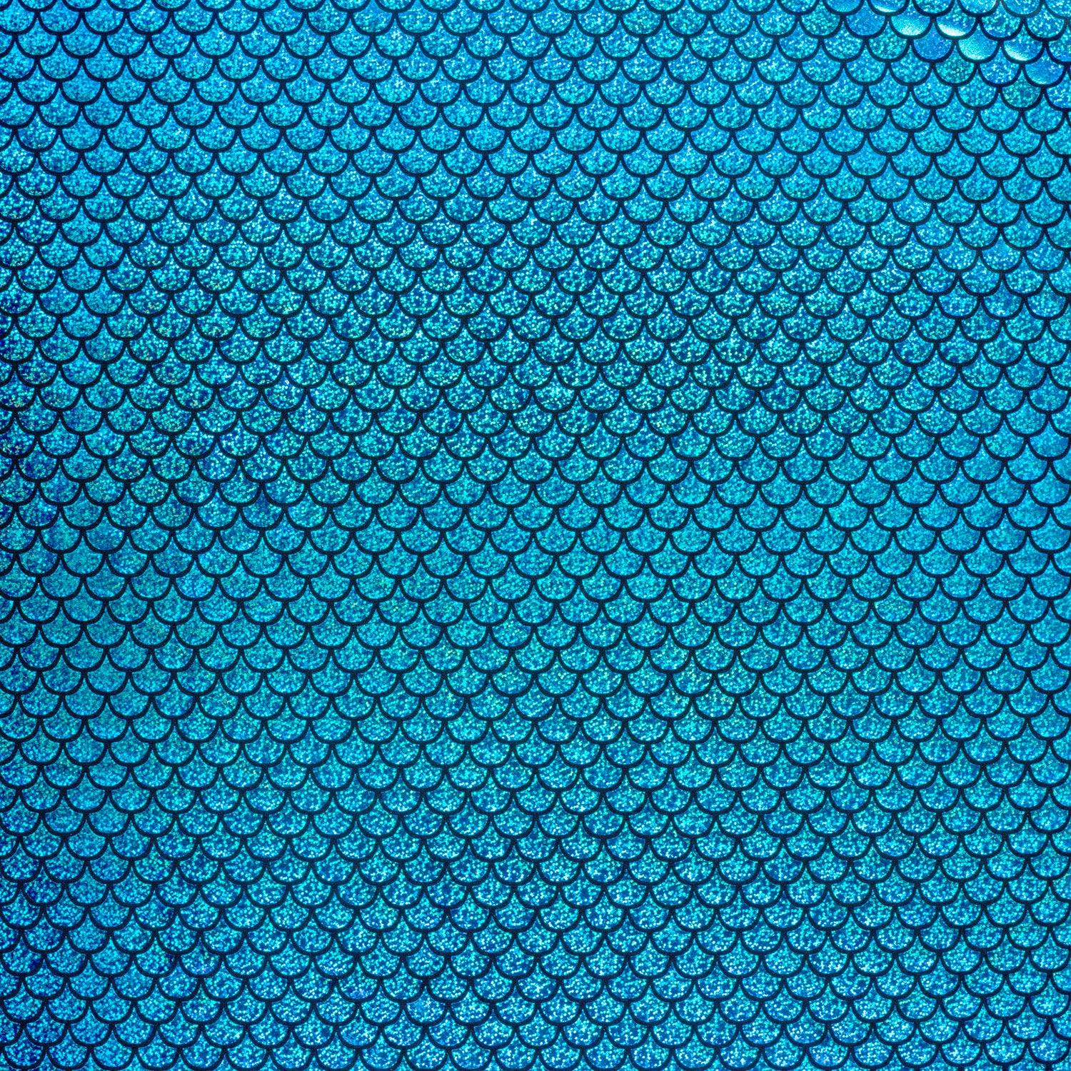Spandex Dance Lame Foil Scales Fabric Material - Picture 3 of 34