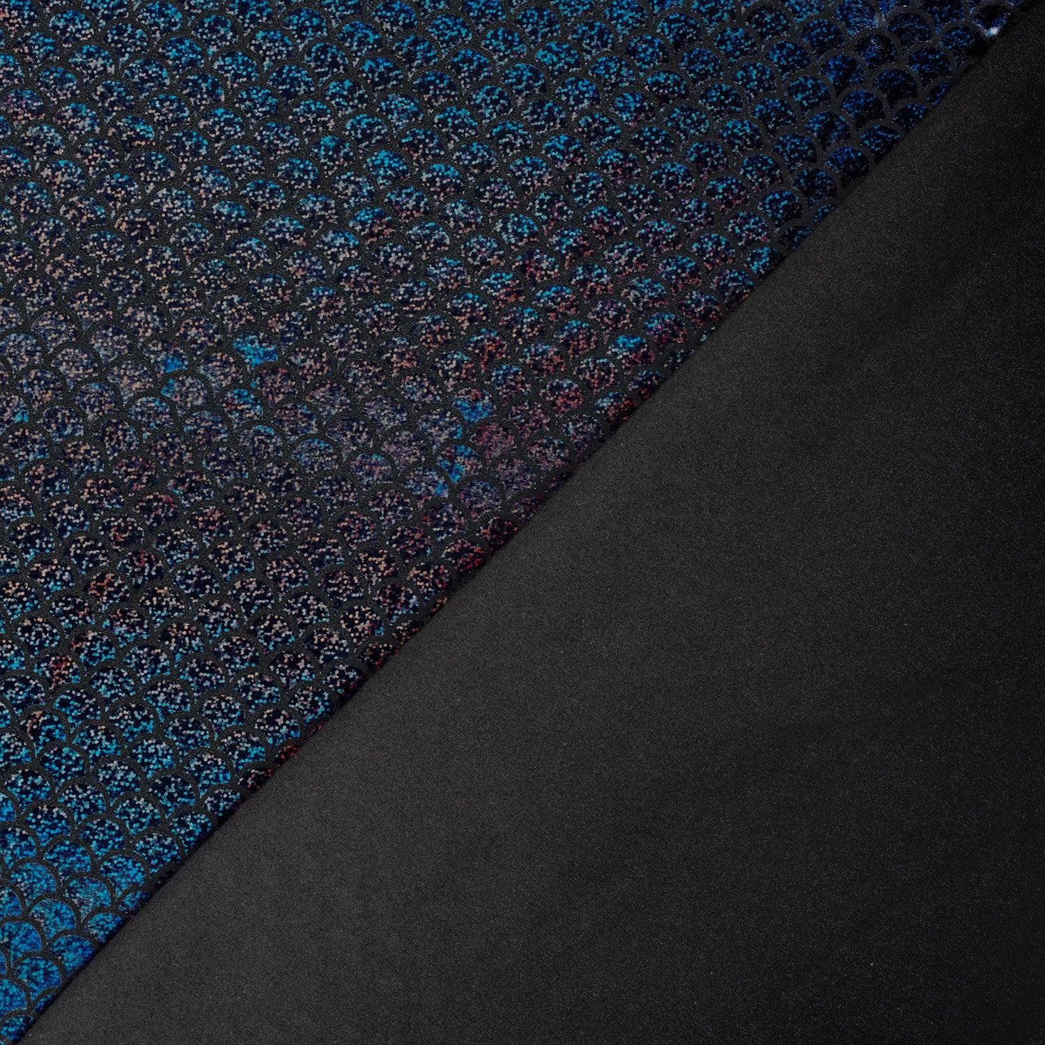 Spandex Dance Lame Foil Scales Fabric Material - Picture 14 of 34