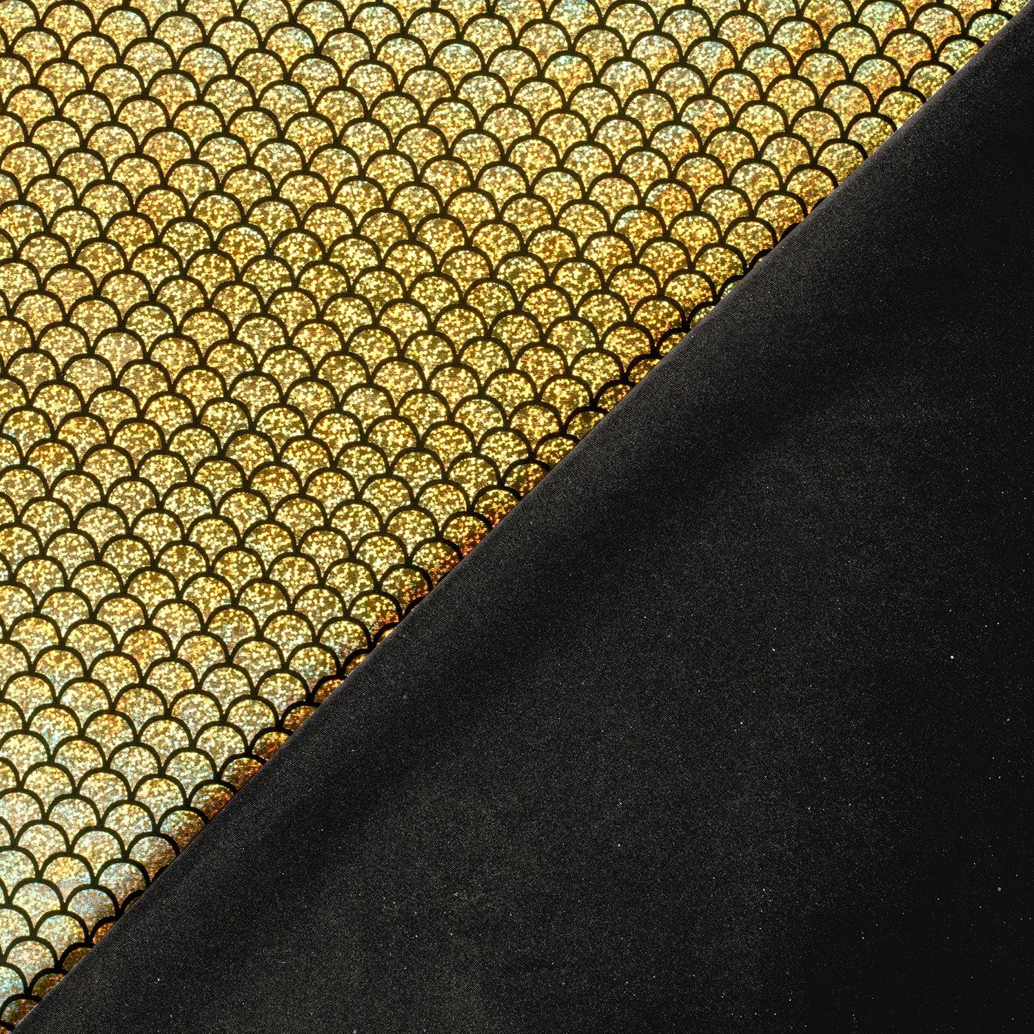 Spandex Dance Lame Foil Scales Fabric Material - Picture 22 of 34