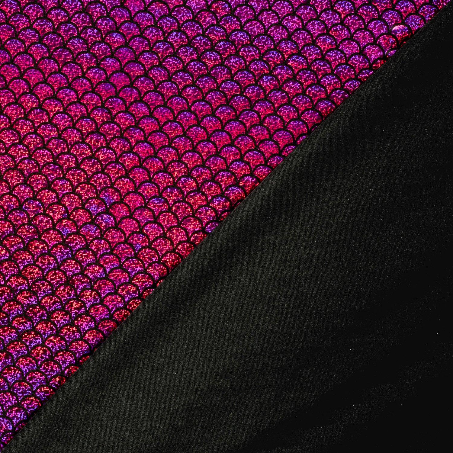 Spandex Dance Lame Foil Scales Fabric Material - Picture 27 of 34