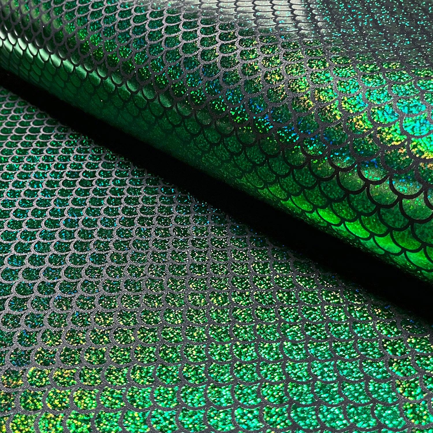 Spandex Dance Lame Foil Scales Fabric Material - Picture 34 of 34