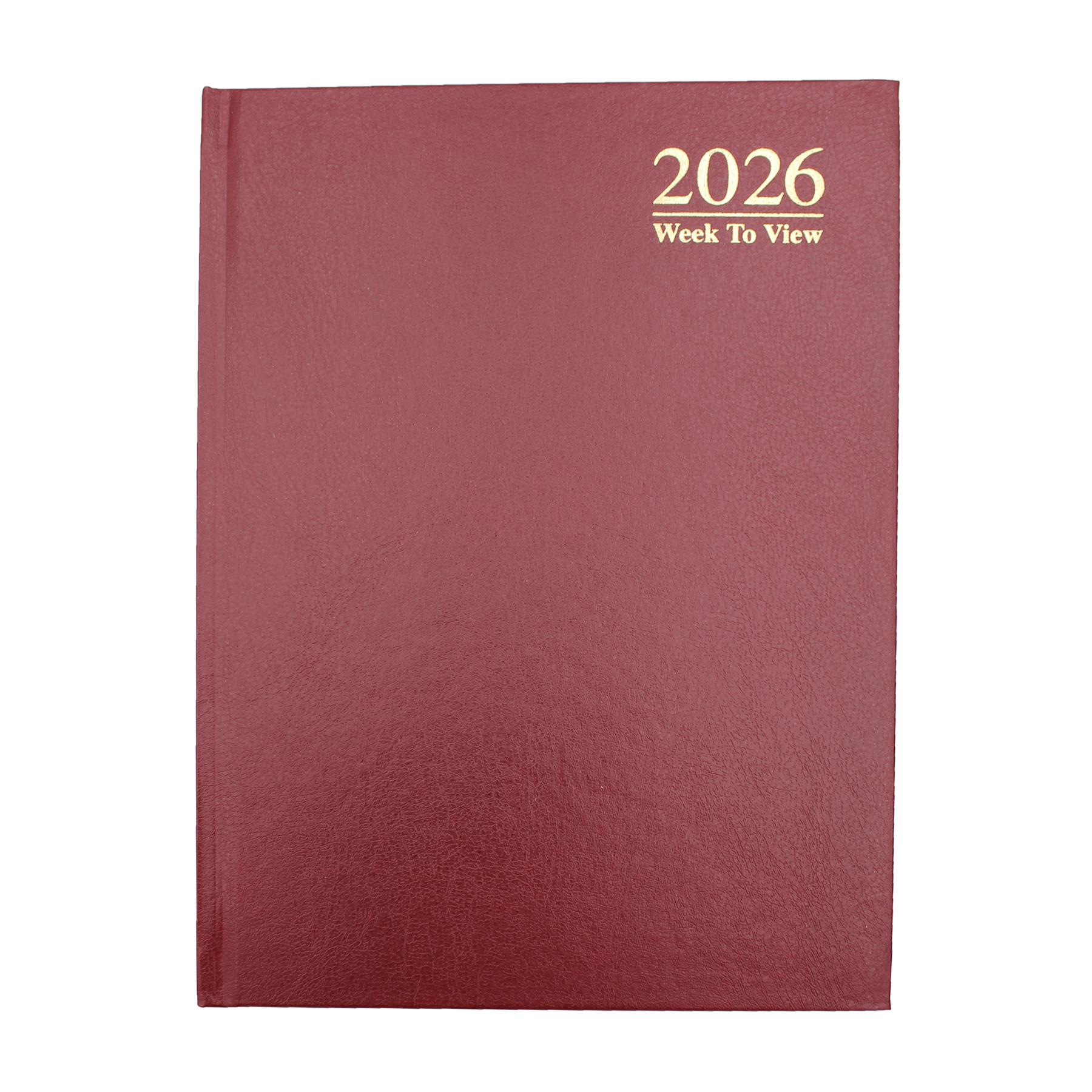 2026 A5 Diary Hardback Week to View 3183 - Choose Colour - Picture 5 of 5