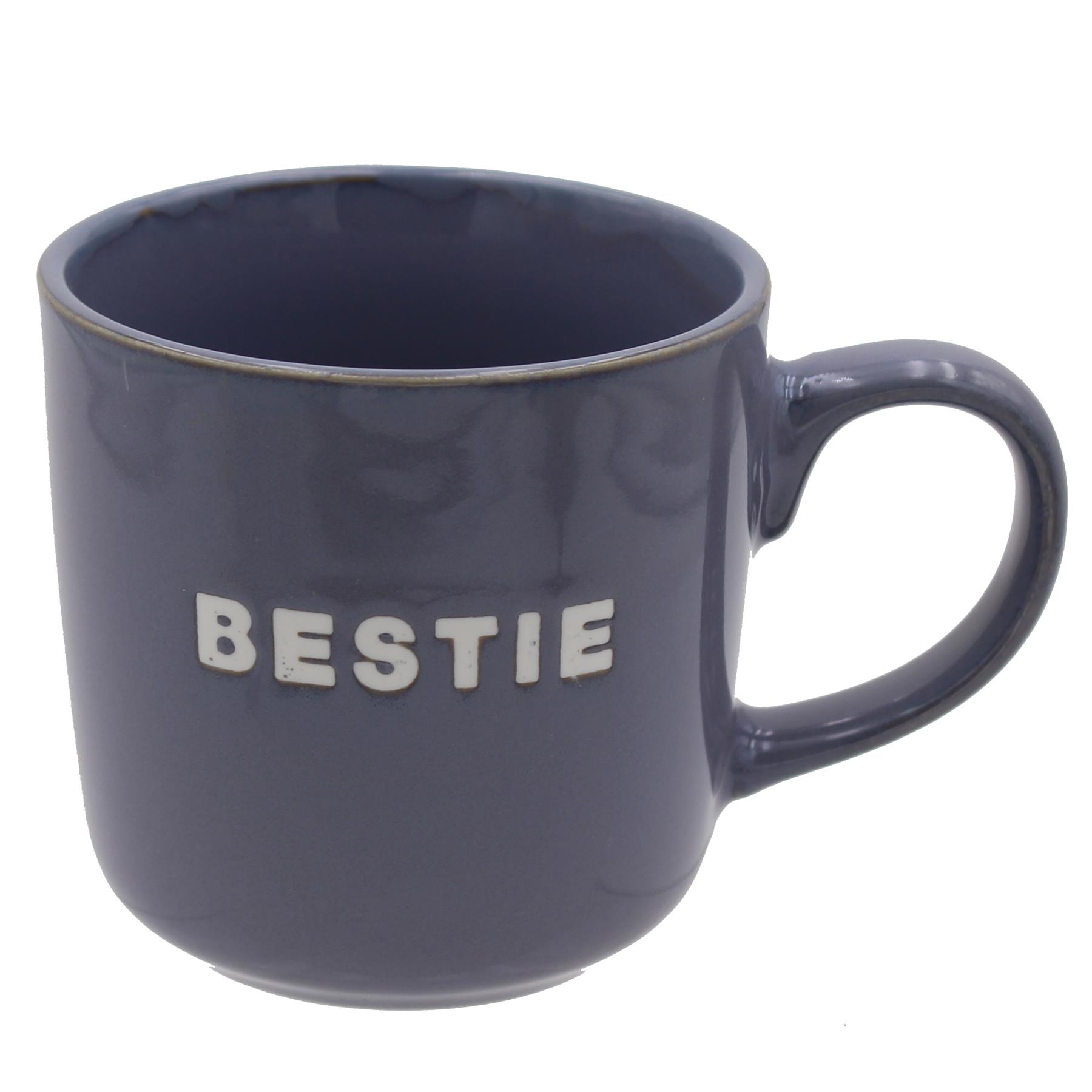 Mug with Reactive Glaze and Wording Boxed 9cm – Choose Design