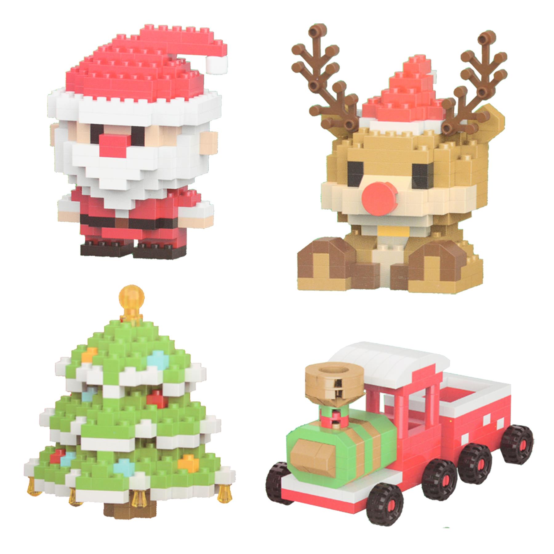 Mini Bloques de Construcción Navidad Juegos Relleno Medias - Elige Diseño - Imagen 3 de 5