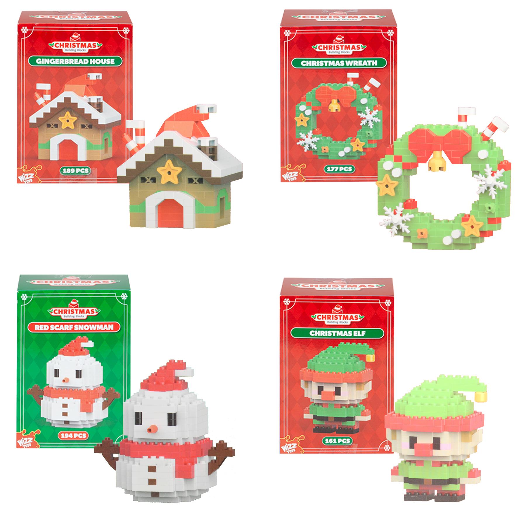 Mini Bloques de Construcción Navidad Juegos Relleno Medias - Elige Diseño - Imagen 4 de 5