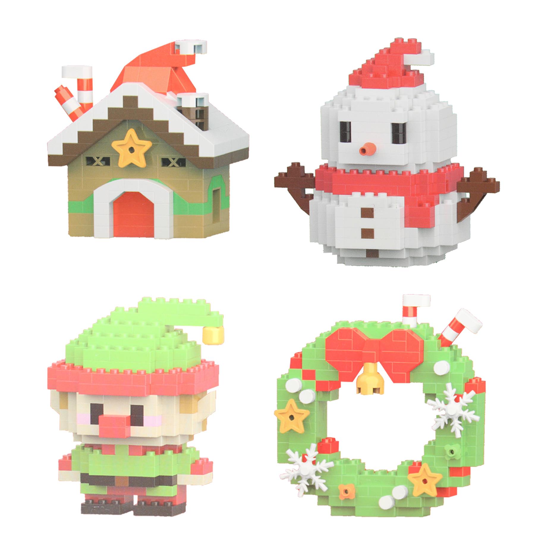 Mini Bloques de Construcción Navidad Juegos Relleno Medias - Elige Diseño - Imagen 5 de 5