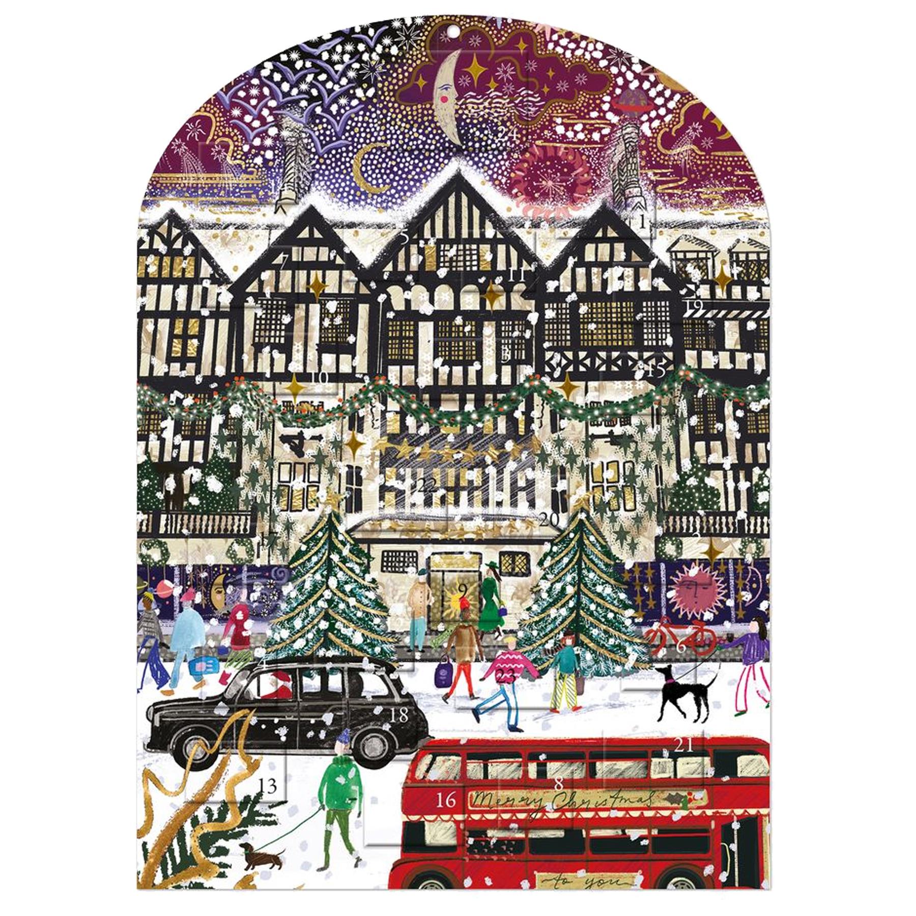 Christmas Paper Advent Calendar 24 Windows - Choose Design - Picture 3 of 8