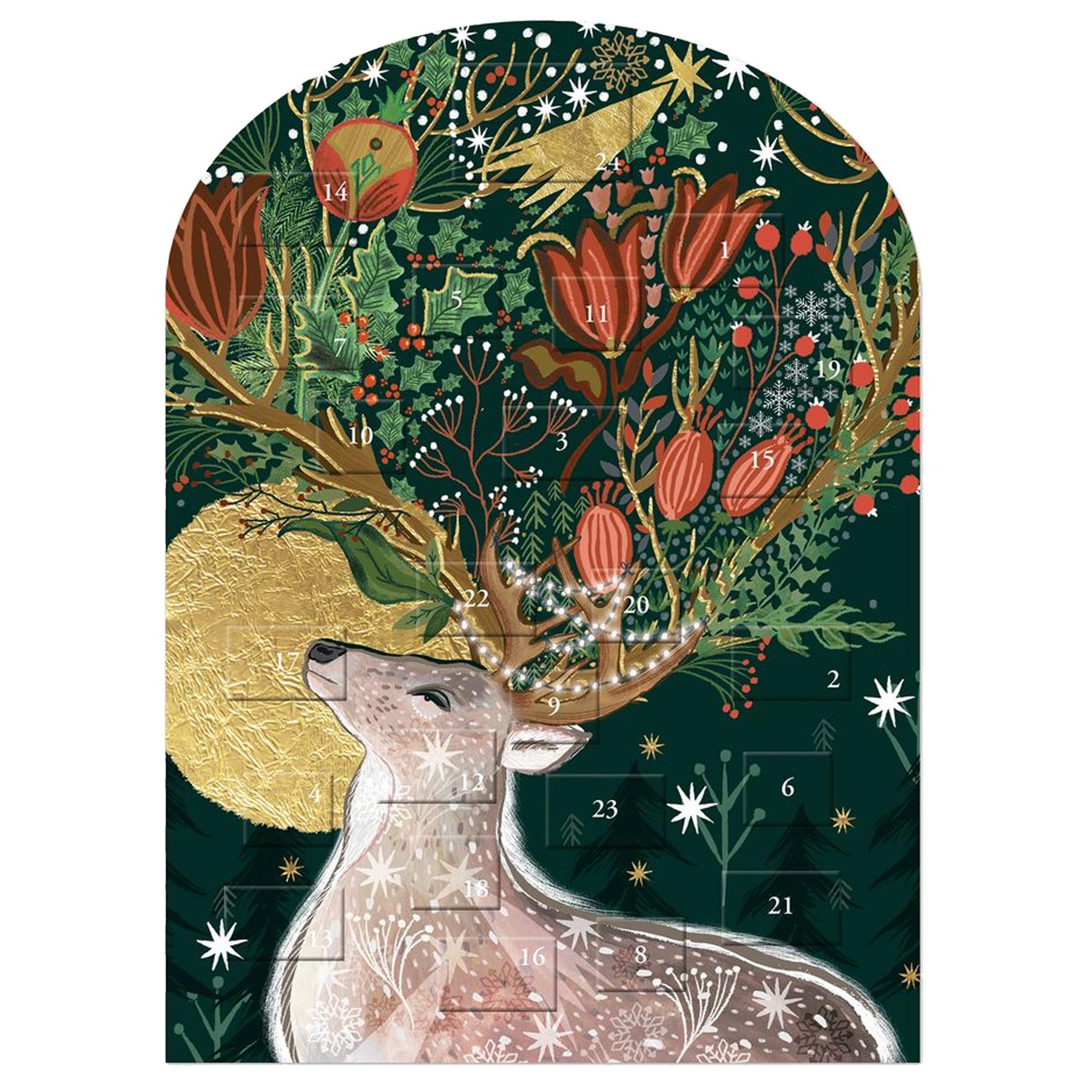 Christmas Paper Advent Calendar 24 Windows - Choose Design - Picture 8 of 8